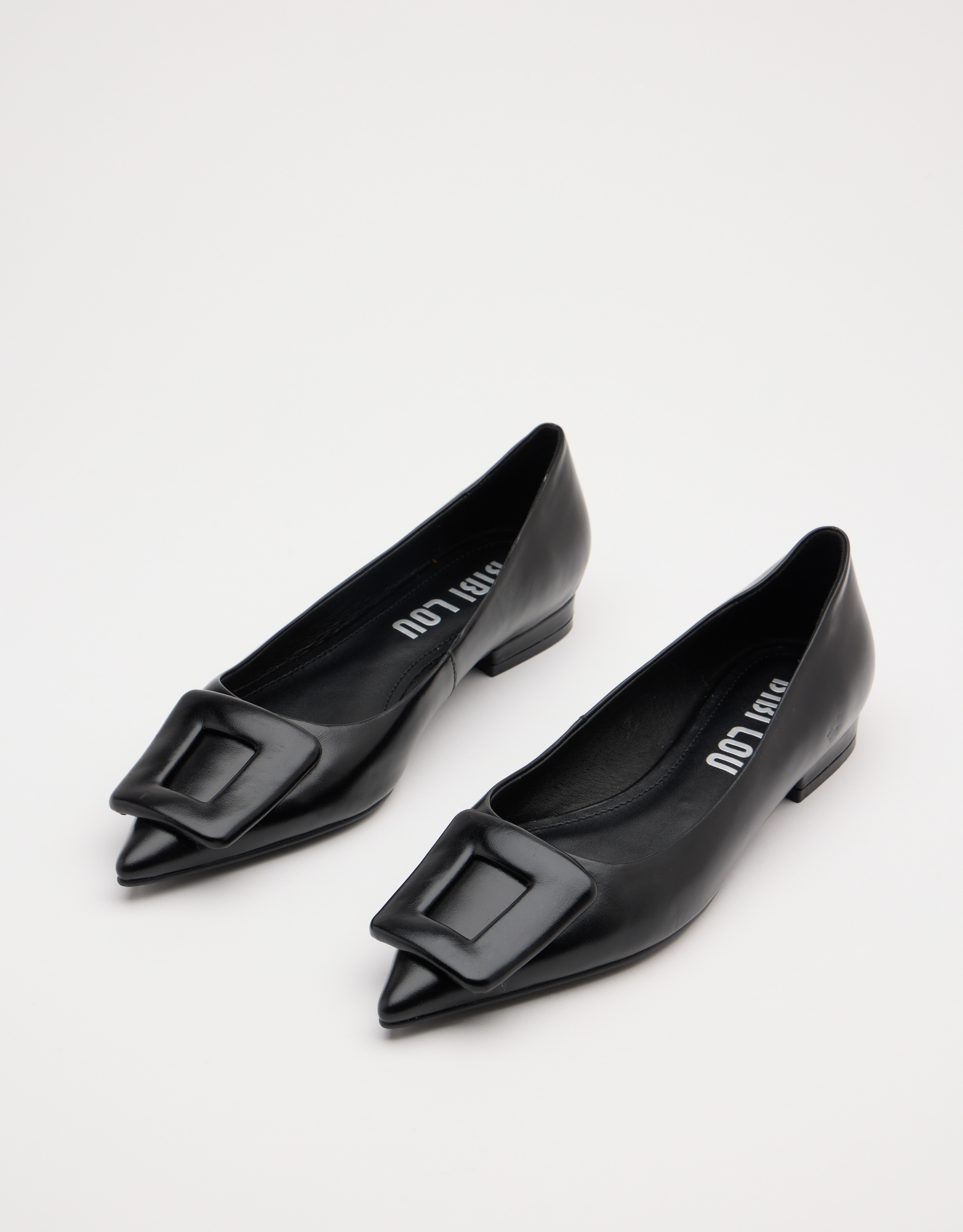 נעלי נשים - Bibi lou - נעלי סירה שטוחות BONNIE - שחור4