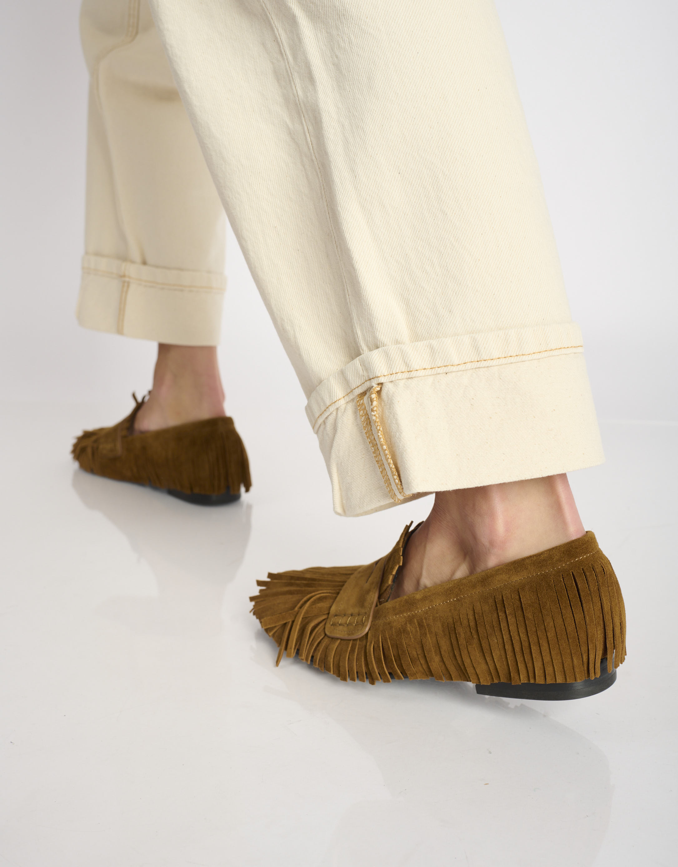 נעלי נשים - Bibi lou - נעלי מוקסין MIZAR - קאמל4