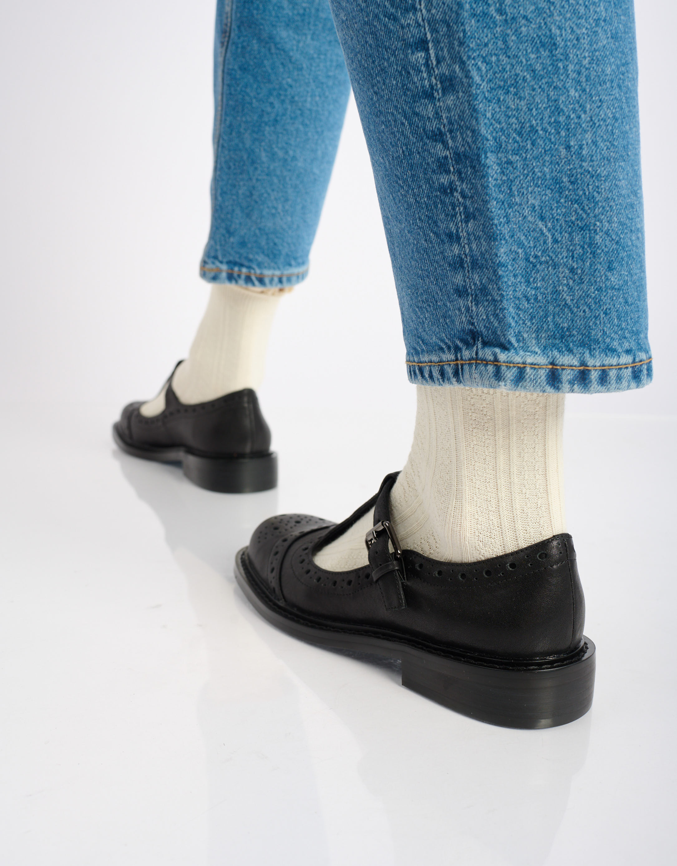 נעלי נשים - Bibi lou - נעלי בובה MAIA - שחור4