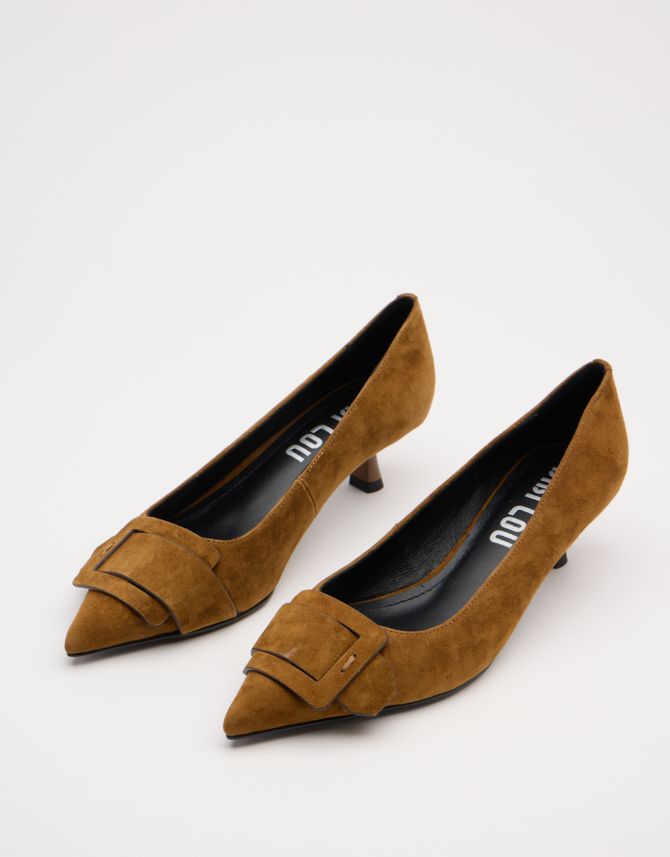 נעלי נשים - Bibi lou - נעלי סירה עם עקב ALTAR - קאמל4