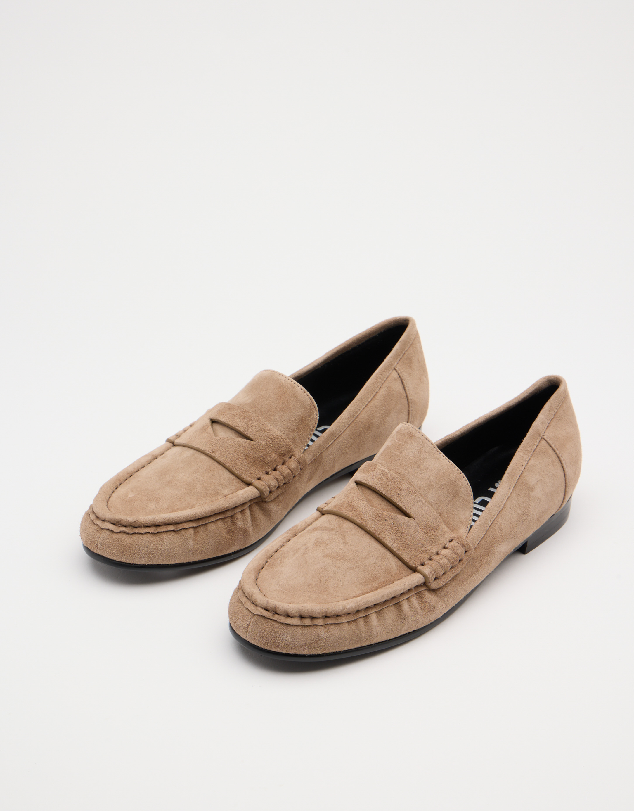 נעלי נשים - Bibi lou - נעלי מוקסין זמש LYRA - בז'4