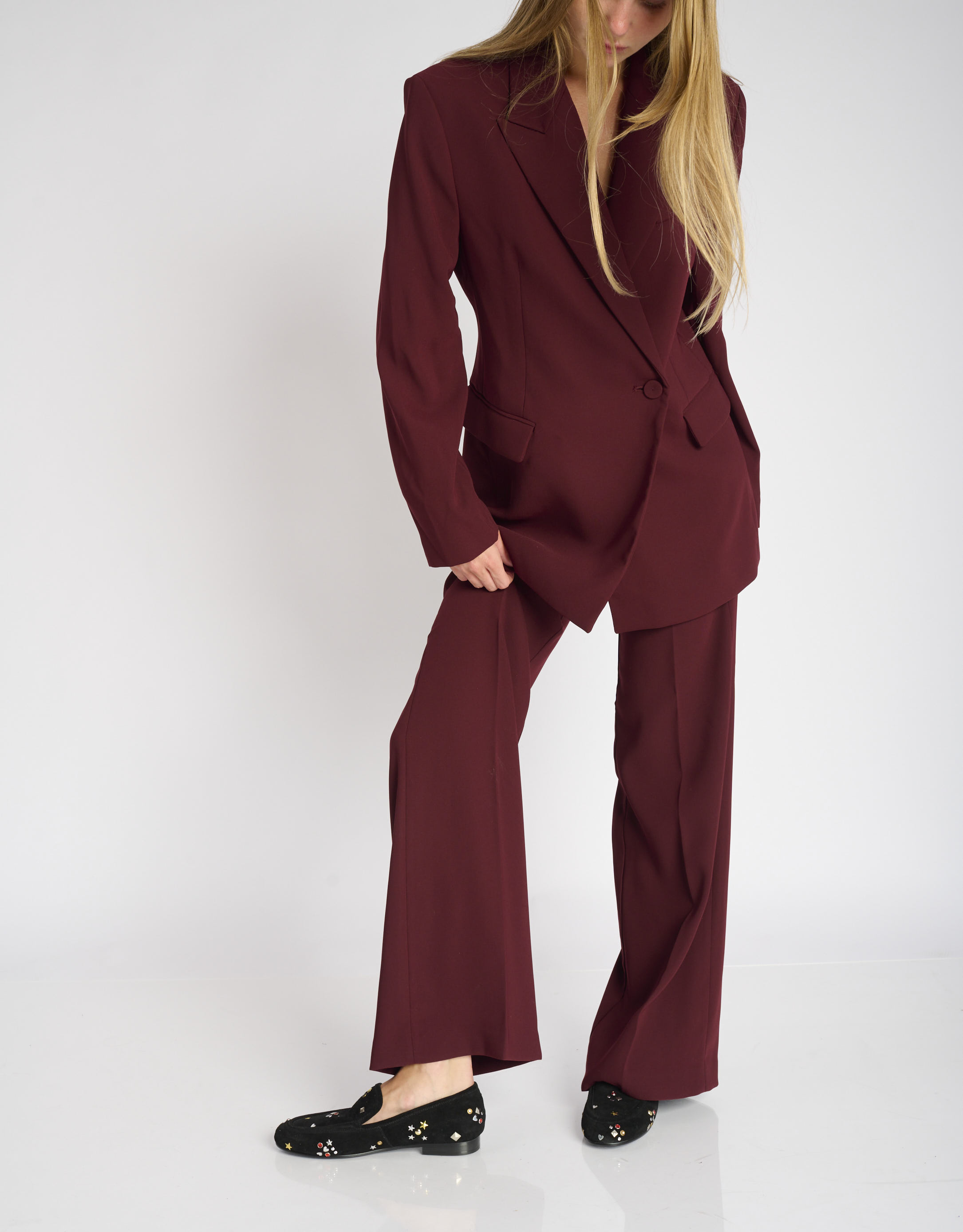 נעלי נשים - Bibi lou - נעלי מוקסין ניטים MIZAR - שחור2