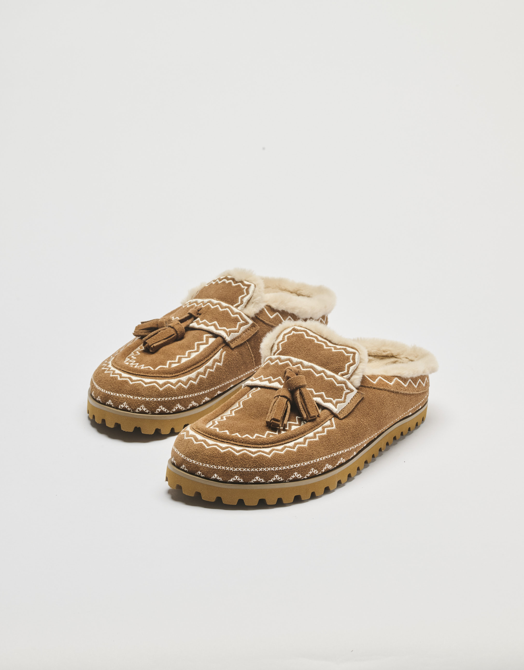 נעלי נשים - Bibi lou - כפכפי זמש MERAK - קאמל3