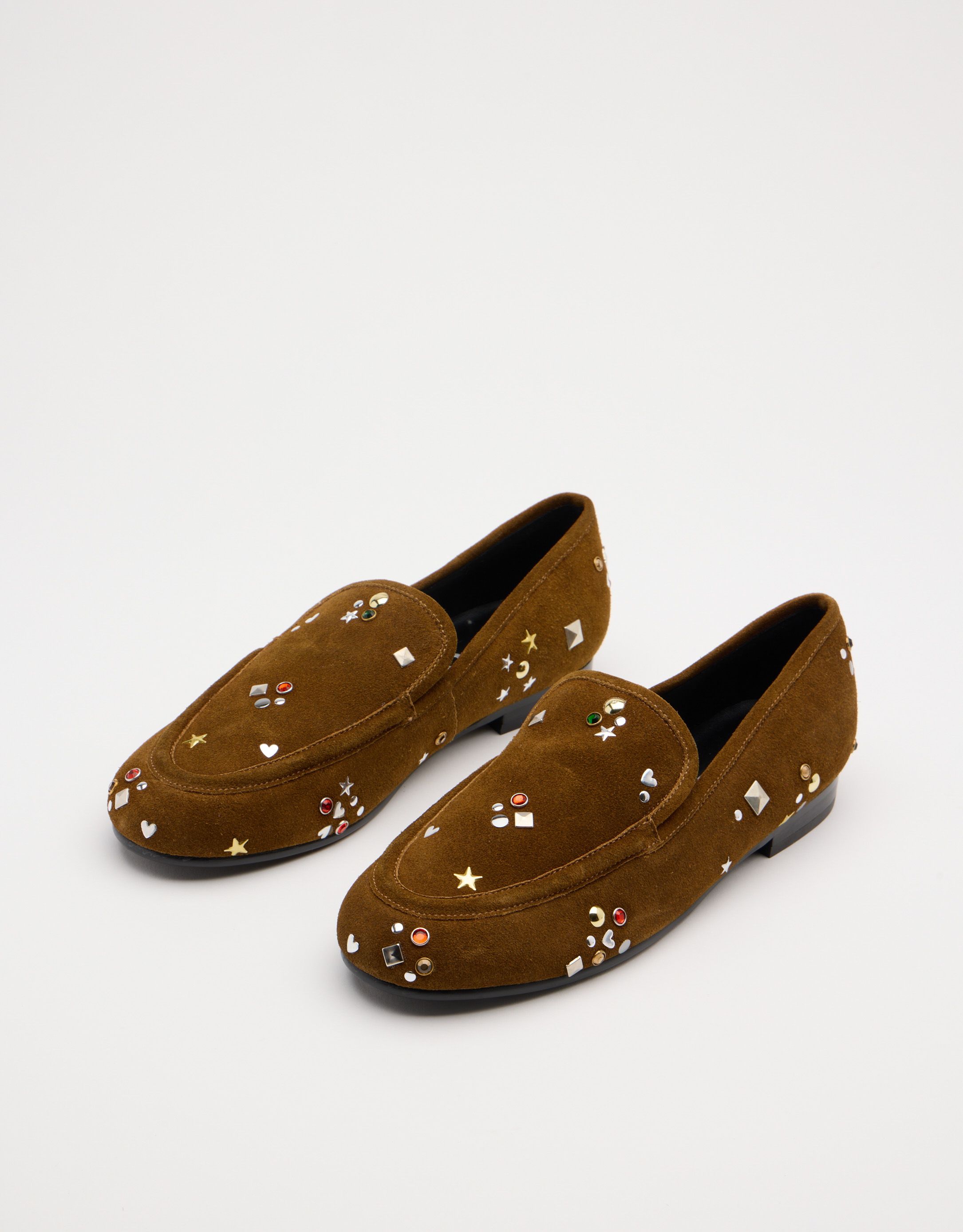 נעלי נשים - Bibi lou - נעלי מוקסין ניטים MIZAR - קאמל3