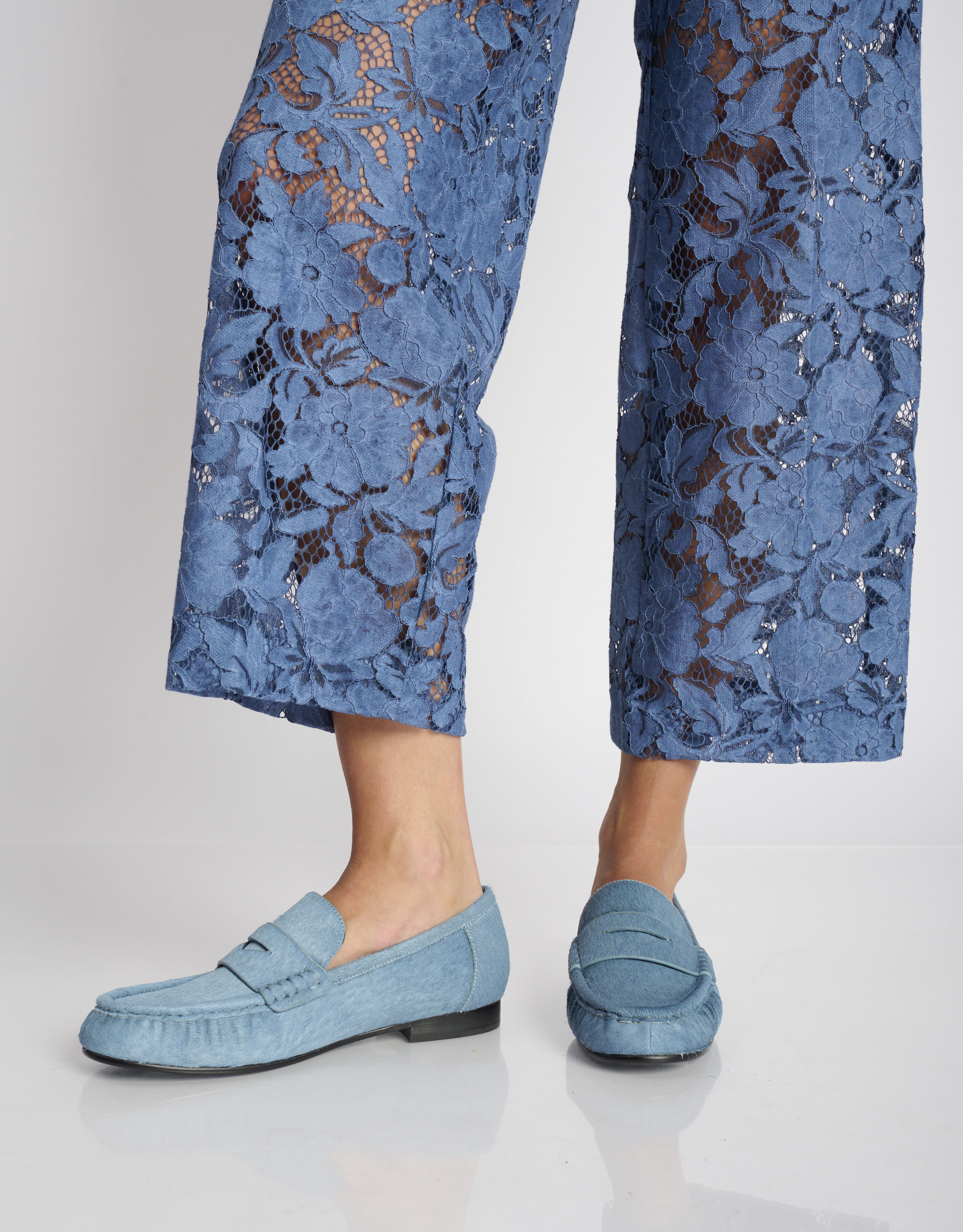 נעלי נשים - Bibi lou - נעלי מוקסין פוני LYRA - תכלת3