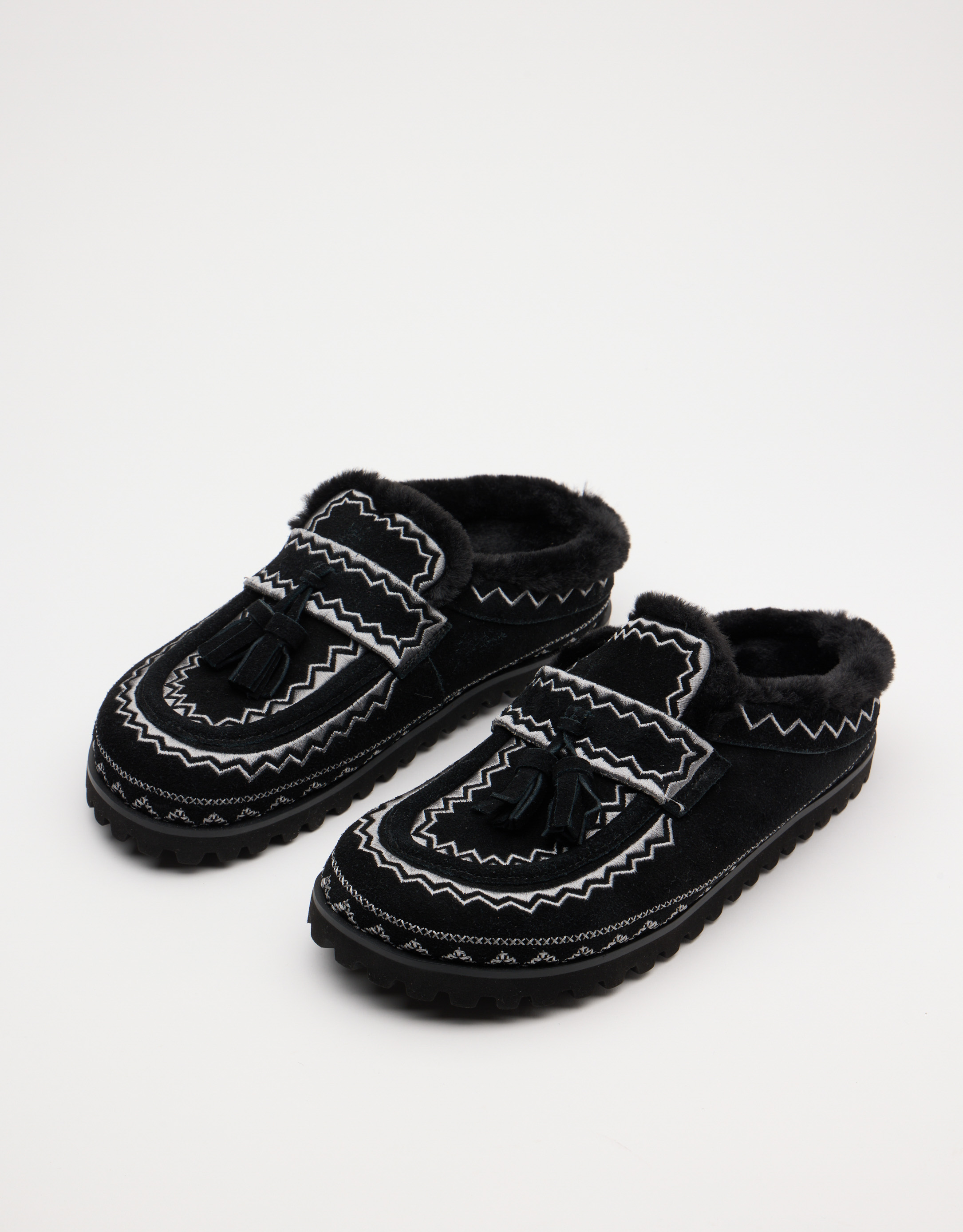 נעלי נשים - Bibi lou - כפכפי זמש MERAK - שחור4