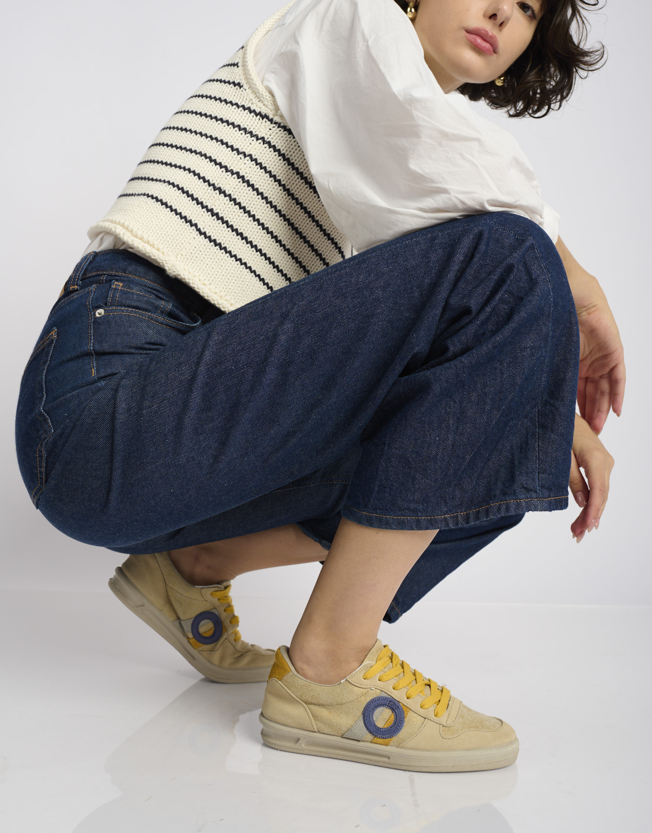 נעלי נשים - Aro - סניקרס קנבס FINCA - בז'1