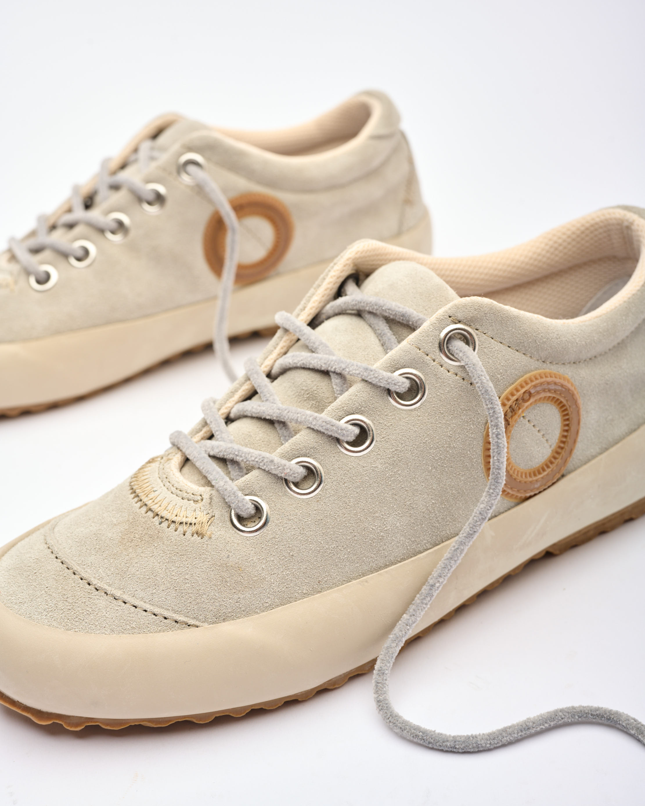 נעלי נשים - Aro - סניקרס זמש WEN - אפור בהיר2