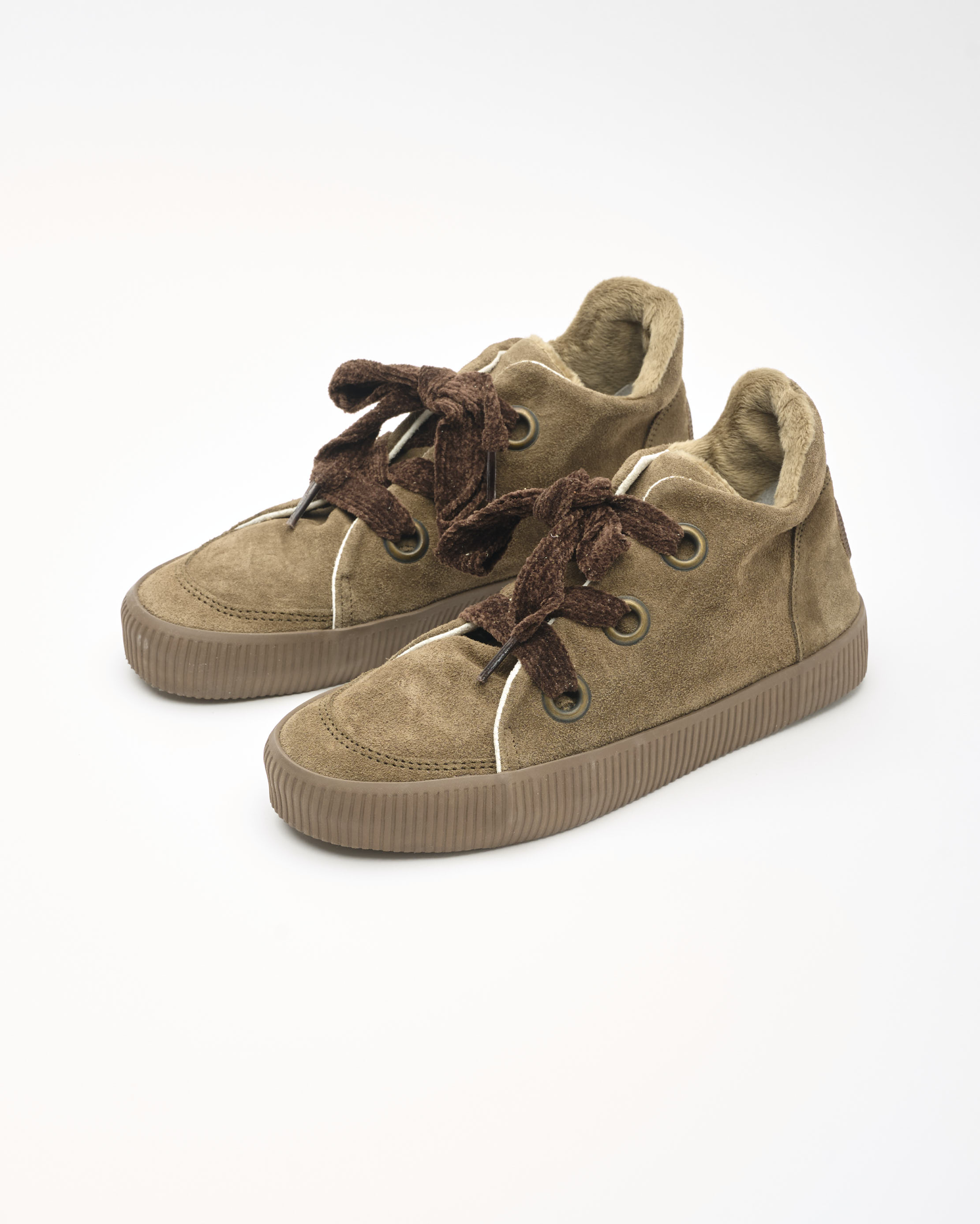 נעלי נשים - Aro - מגפונים עם שרוכים NOELLE - חום4