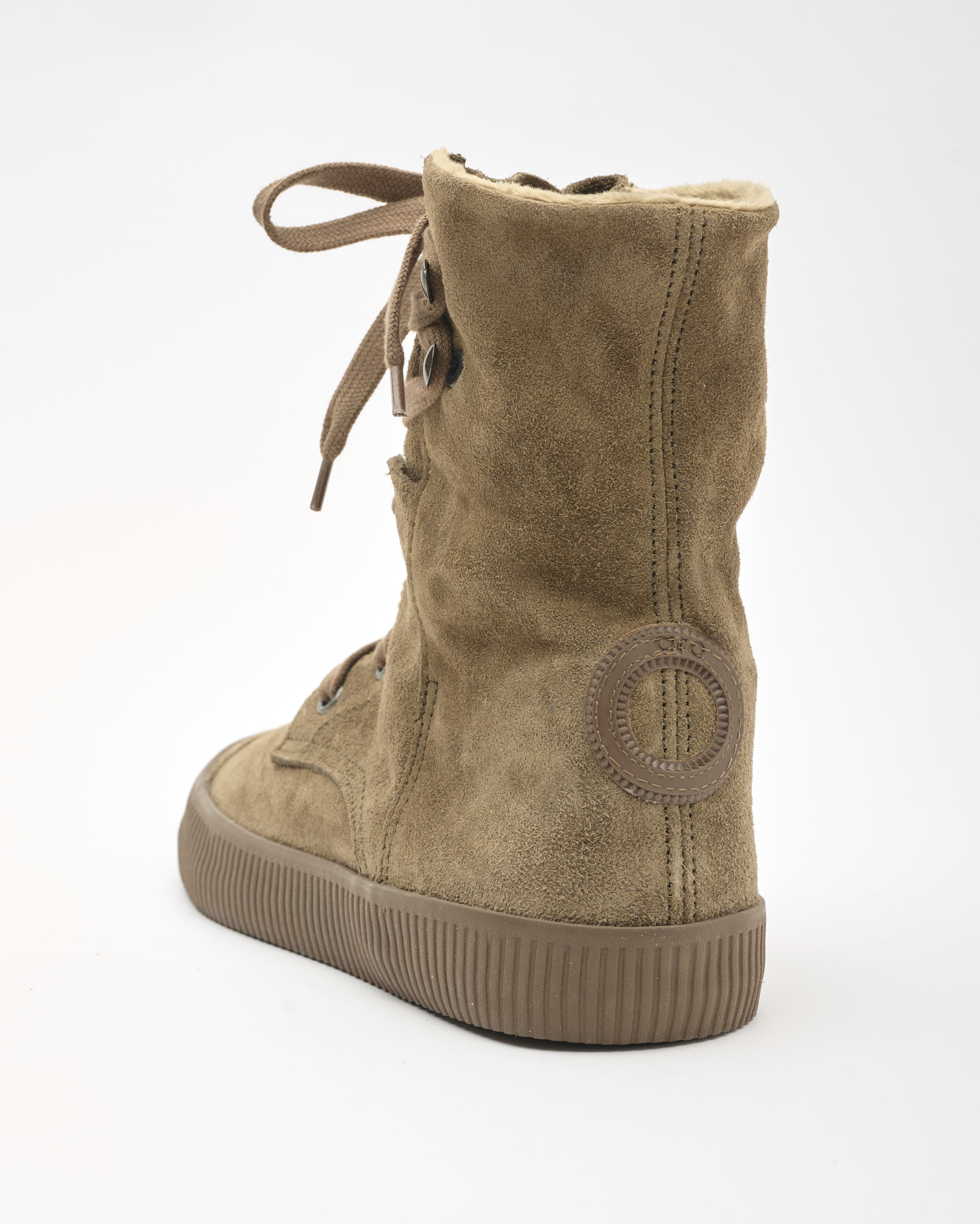 נעלי נשים - Aro - מגפוני זמש שרוכים NOELLE - חום4