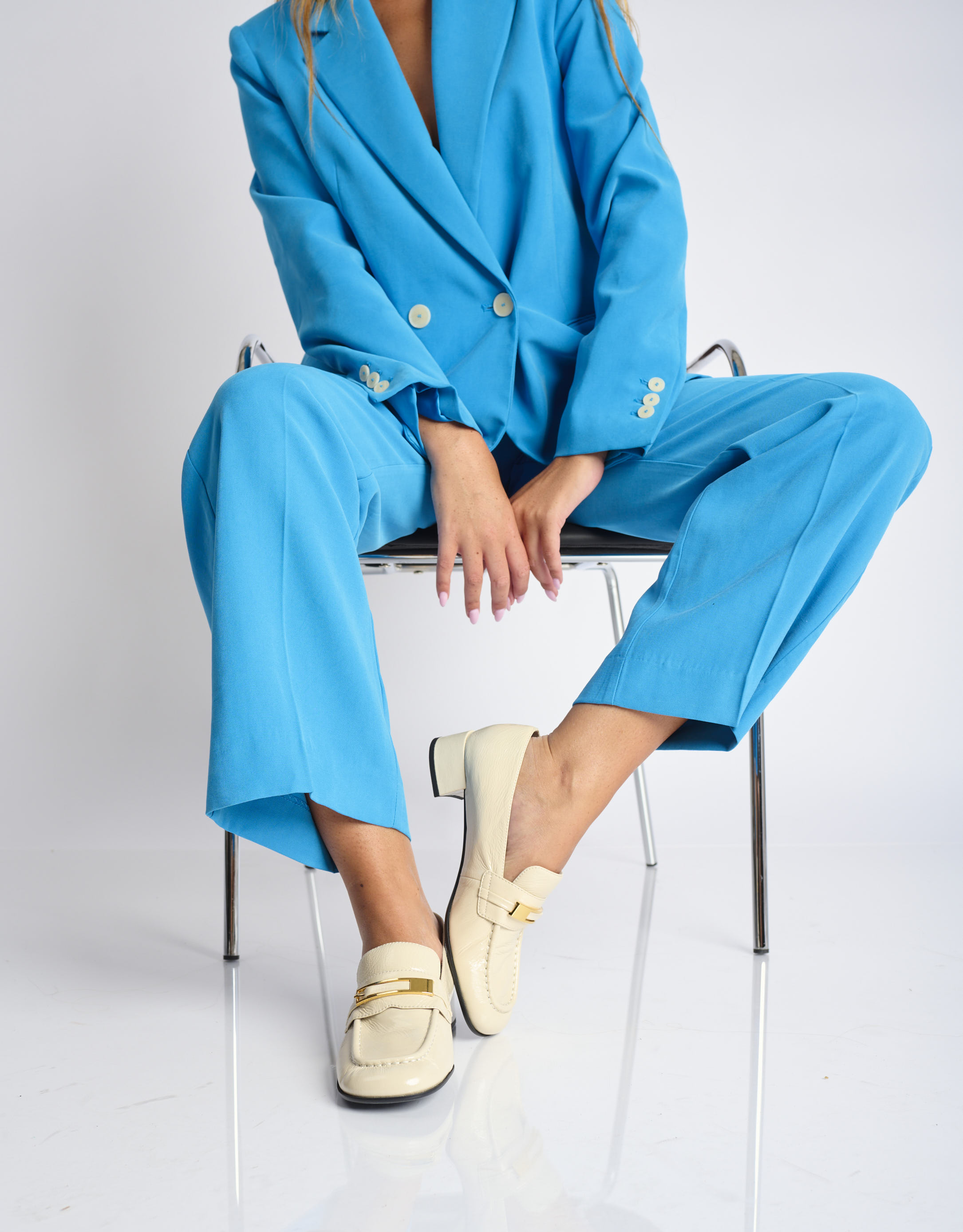 נעלי נשים - Jeffrey Campbell - מוקסינים  BOOK SMART - אופוויט2