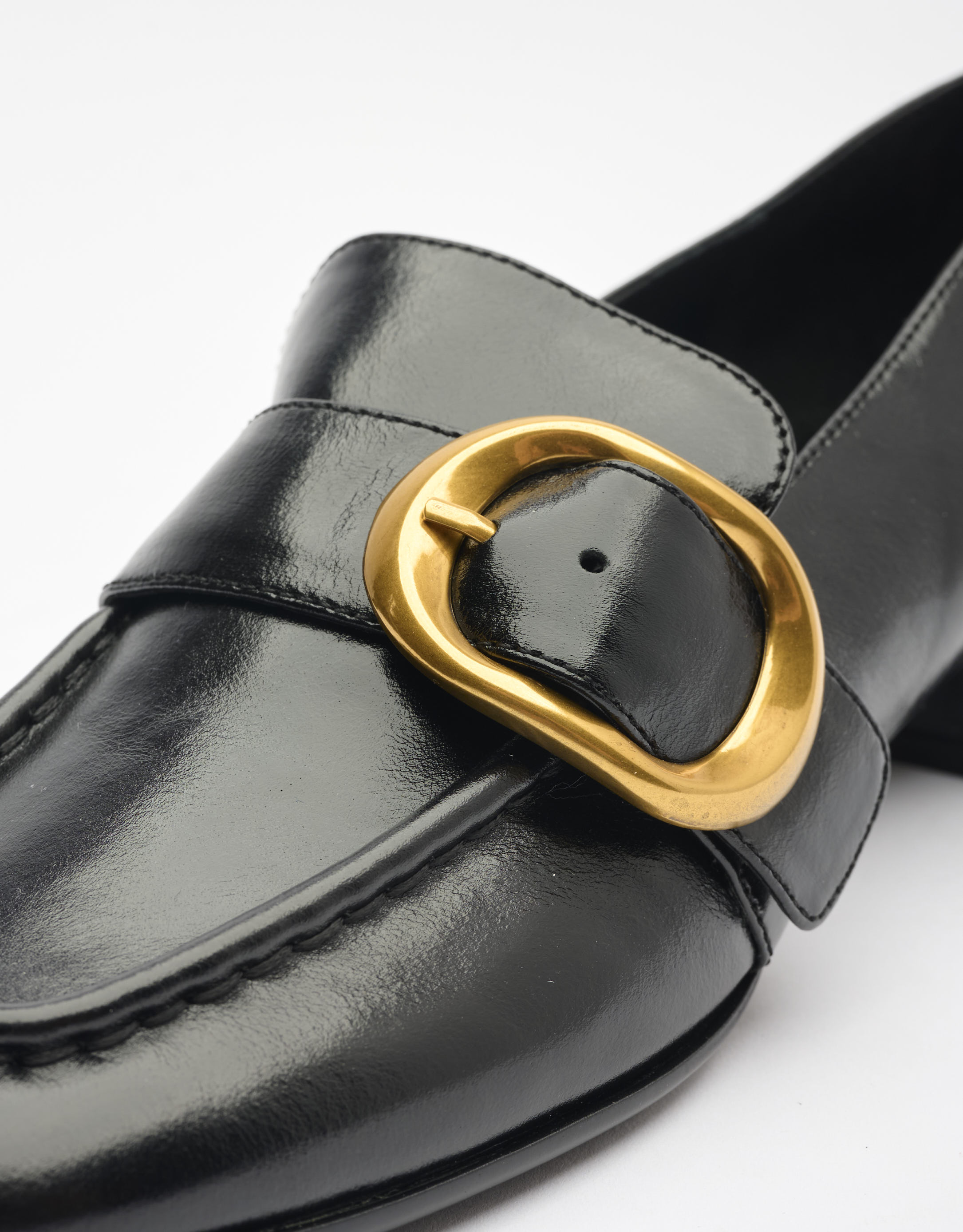 נעלי נשים - Jeffrey Campbell - נעלי מוקסין DOCILE - שחור2