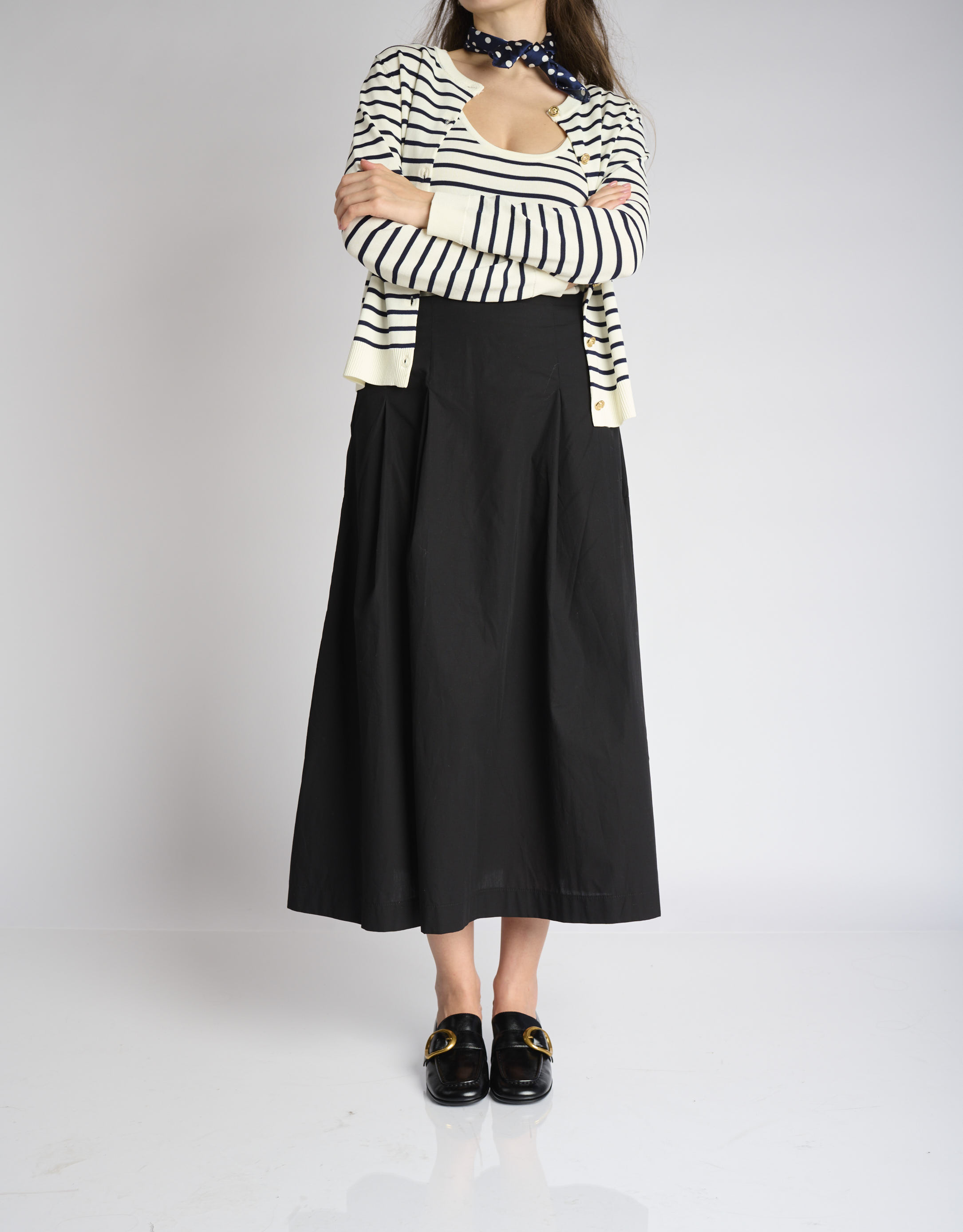 נעלי נשים - Jeffrey Campbell - נעלי מוקסין DOCILE - שחור4