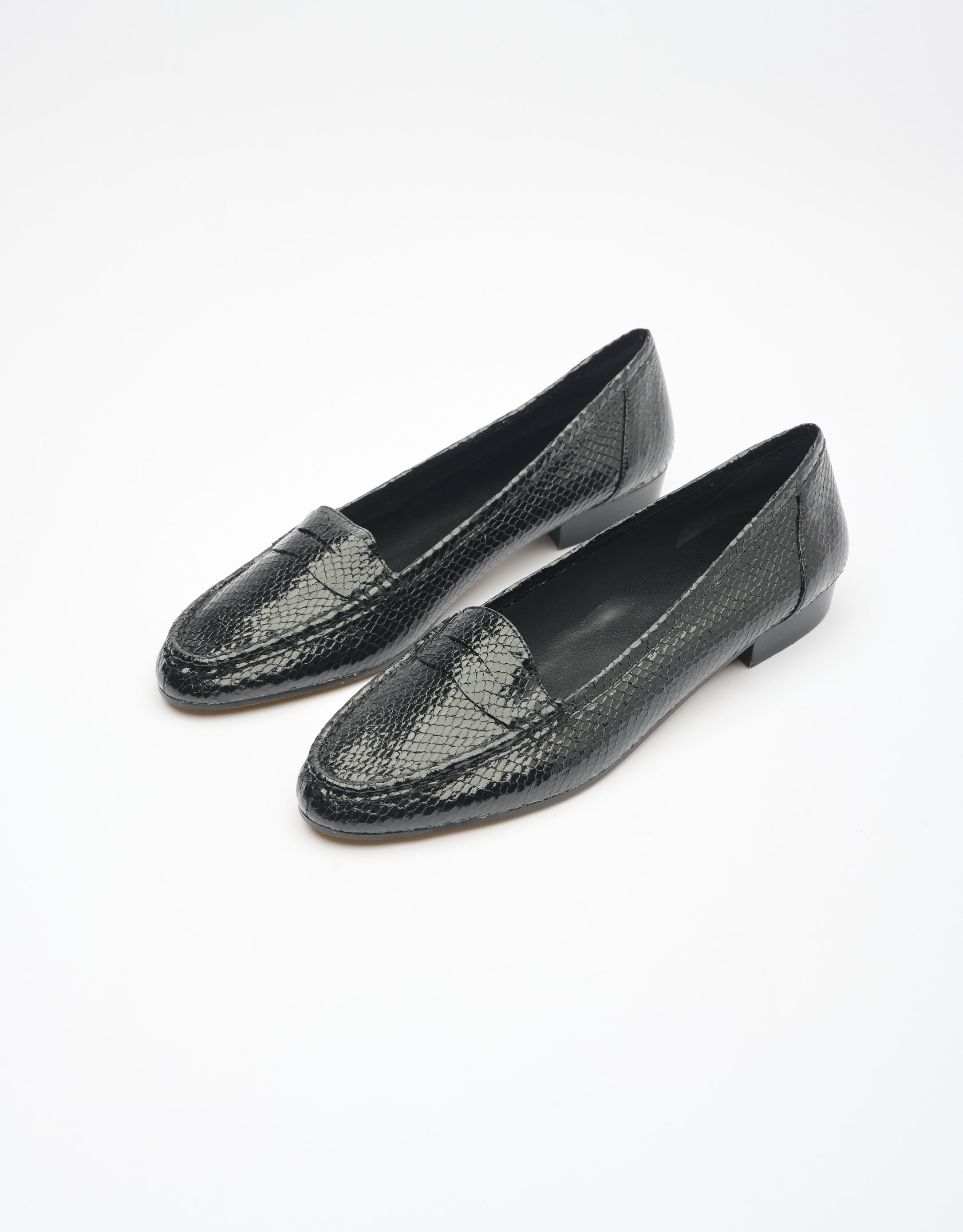 נעלי נשים - Jeffrey Campbell - מוקסינים OLD SOUL SNAKE - שחור2