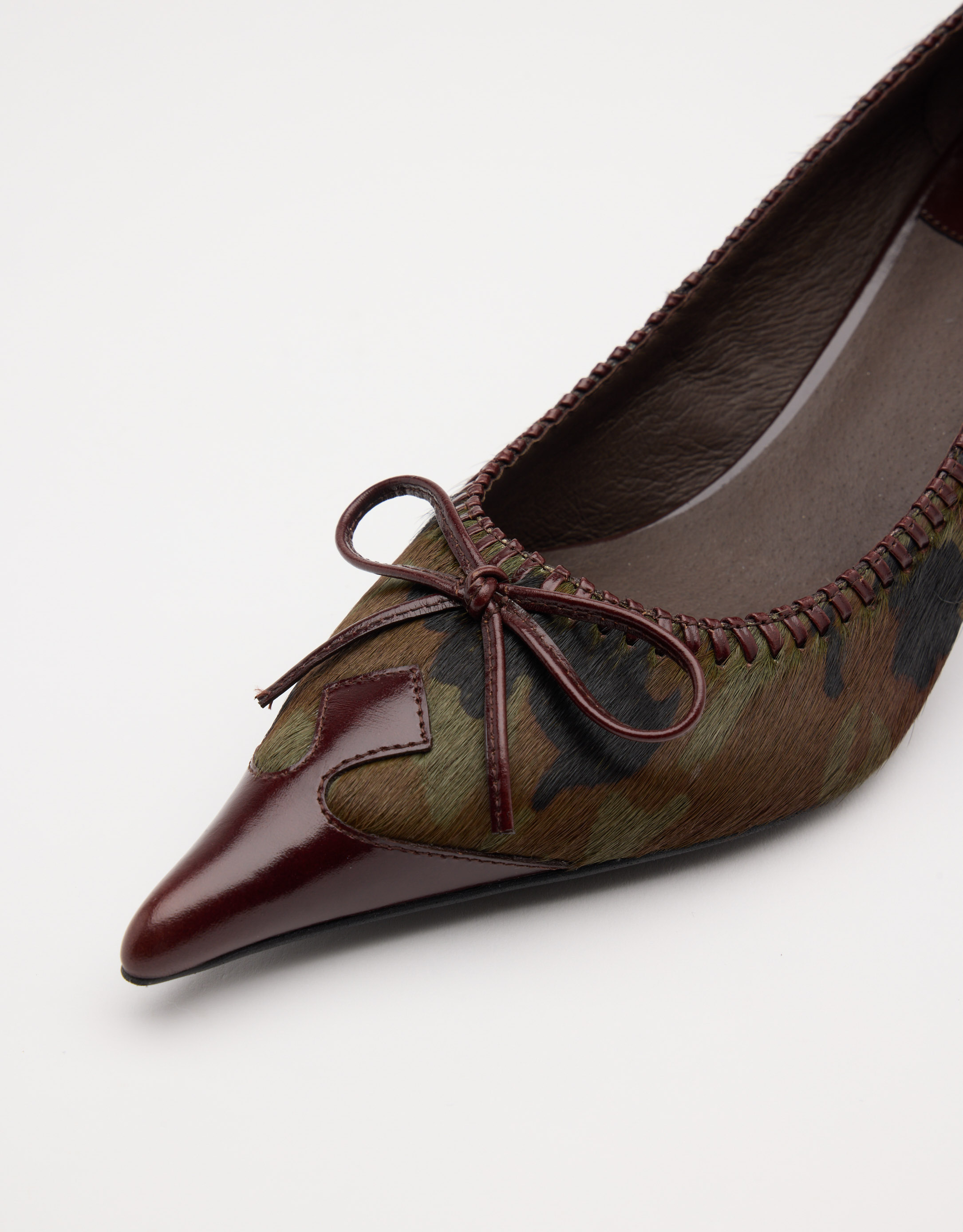 נעלי נשים - Jeffrey Campbell - נעלי סירה עם עקב TORPEDO - צבאי1