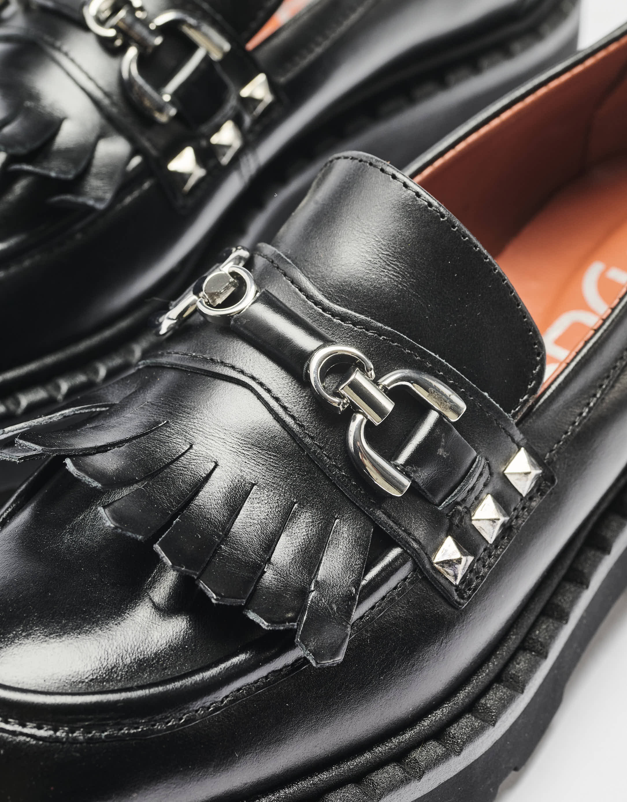 נעלי נשים - Mjus - נעלי מוקסין REBECCA - שחור1