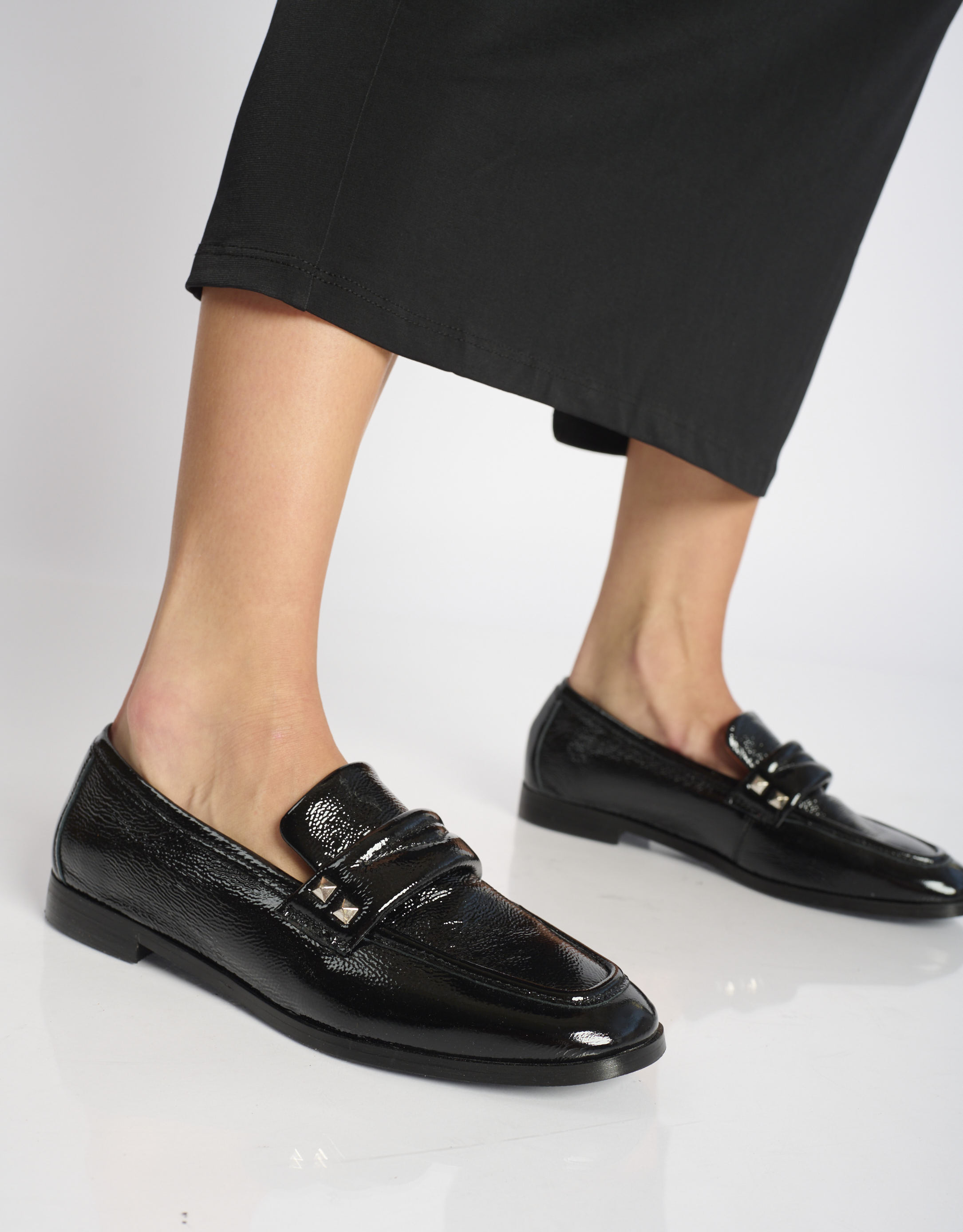 נעלי נשים - Mjus - נעלי מוקסין VOLTERRA - שחור3