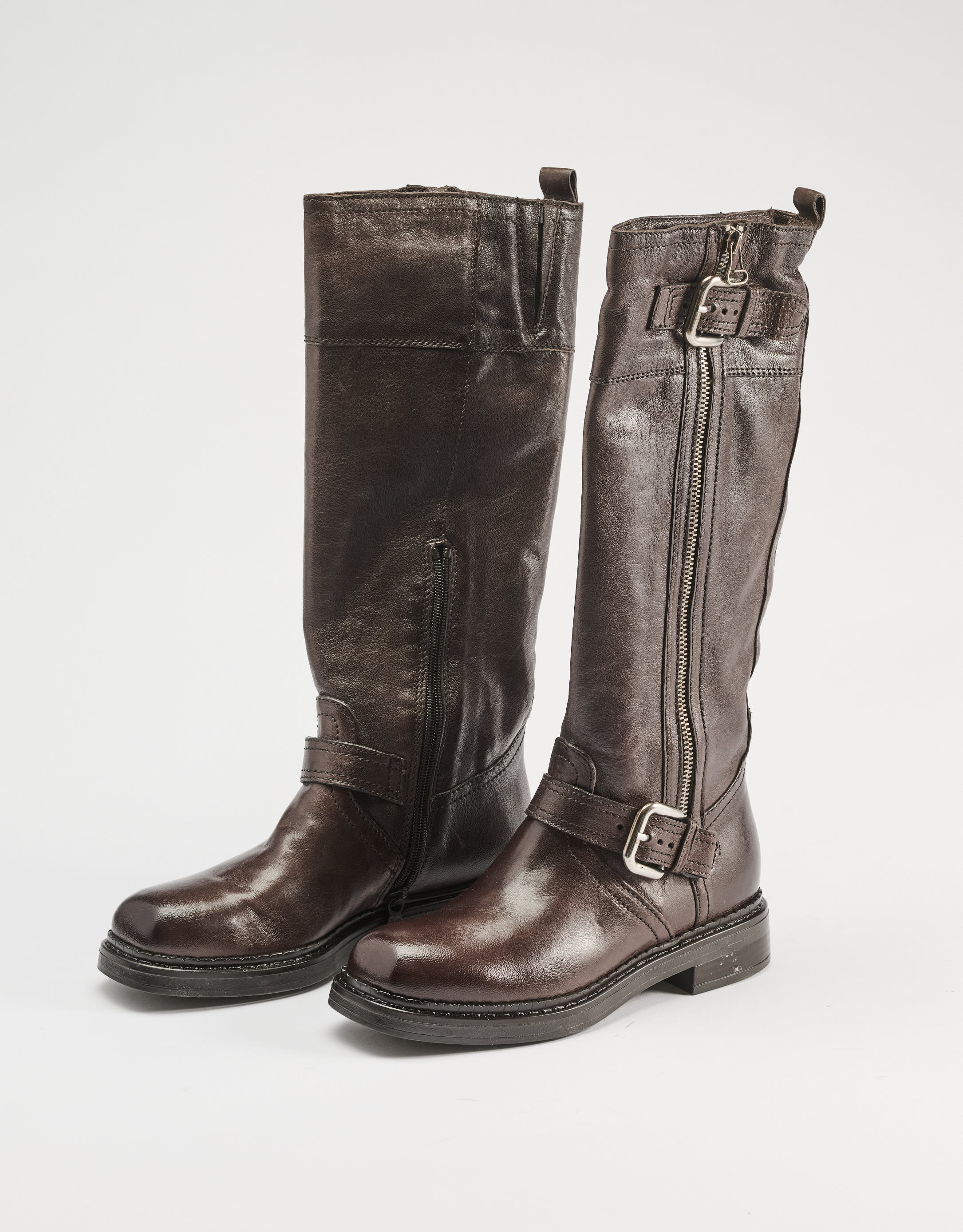 נעלי נשים - Mjus - מגפיים DEKSTER - חום3