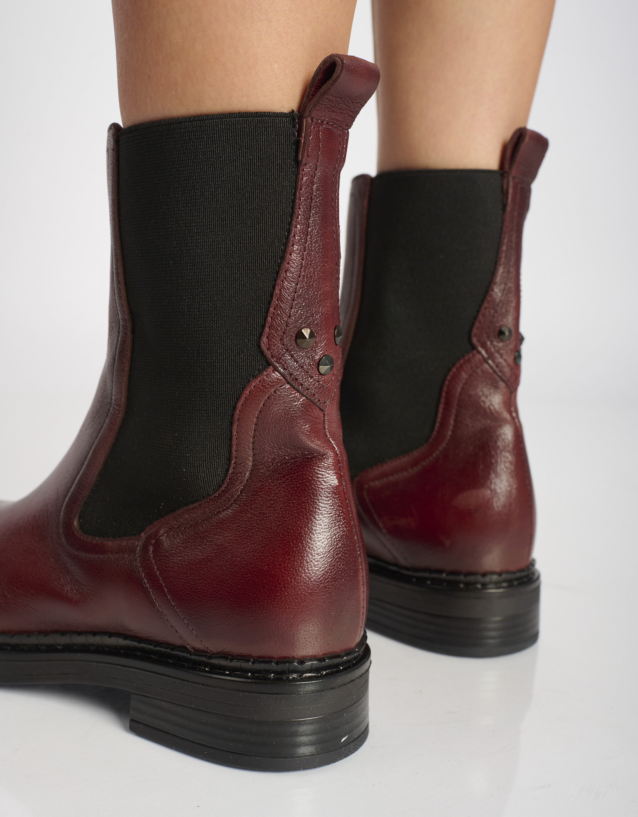 נעלי נשים - Mjus - מגפונים DEKSTER - בורדו3