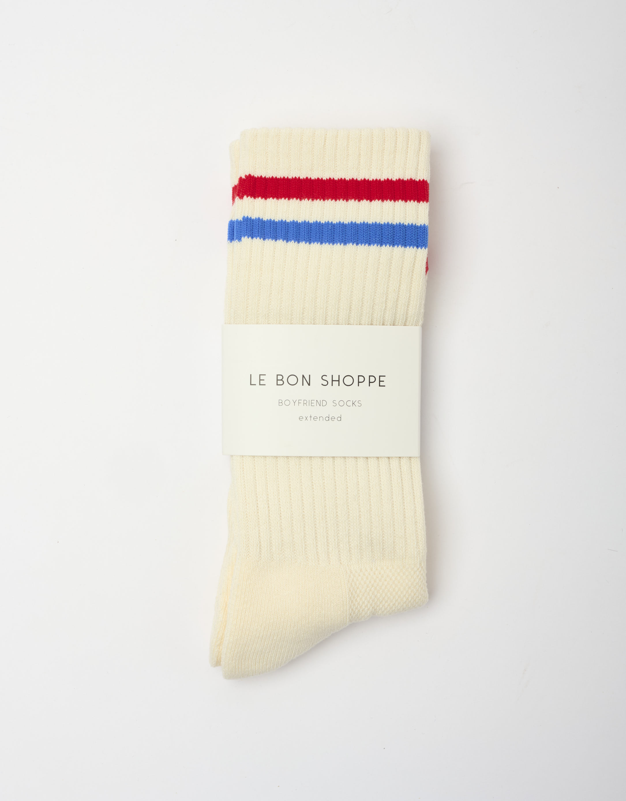 נעלי גברים - Le Bon Shoppe - גרביים EXTEND BOYFRIEND - לבן3