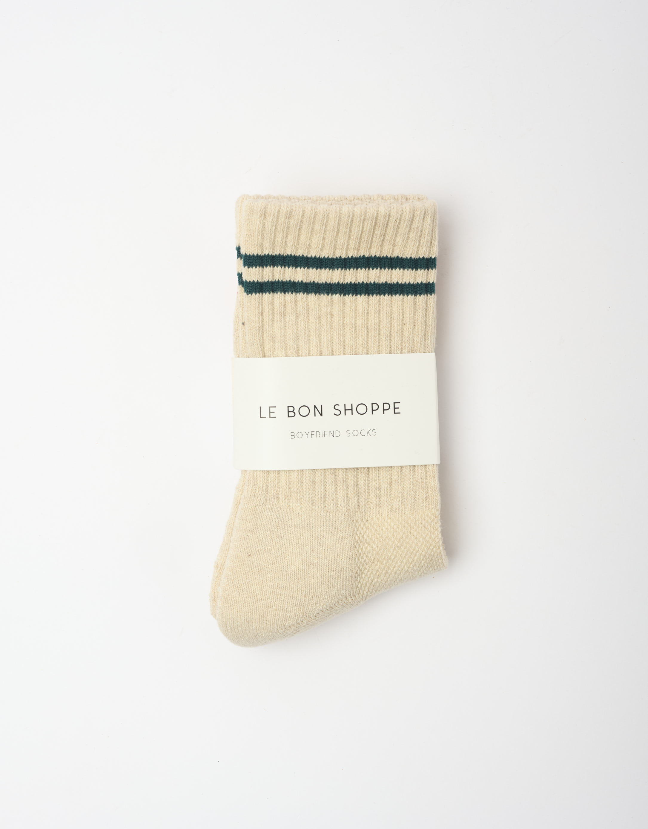 נעלי נשים - Le Bon Shoppe - גרביים BOYFRIEND - בז'3