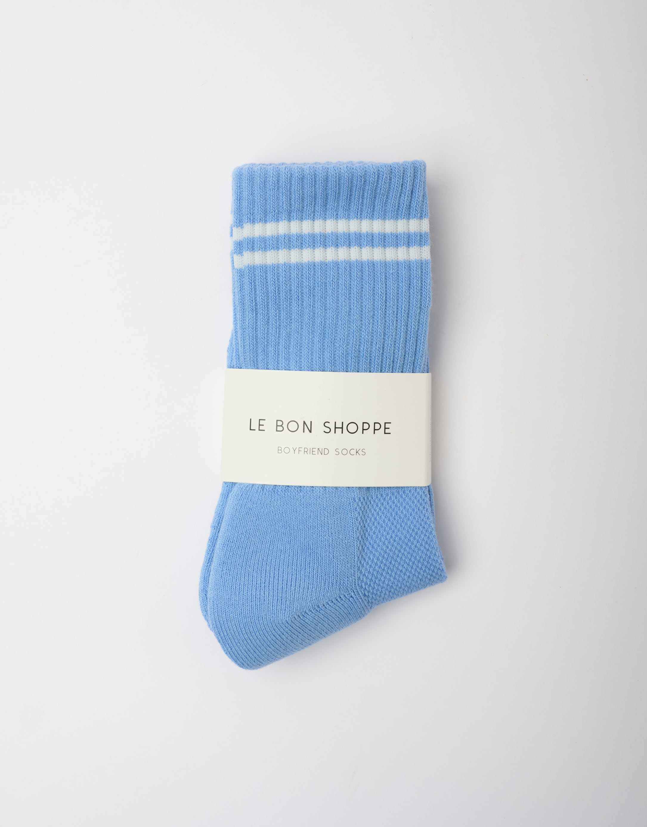 נעלי נשים - Le Bon Shoppe - גרביים BOYFRIEND - תכלת1