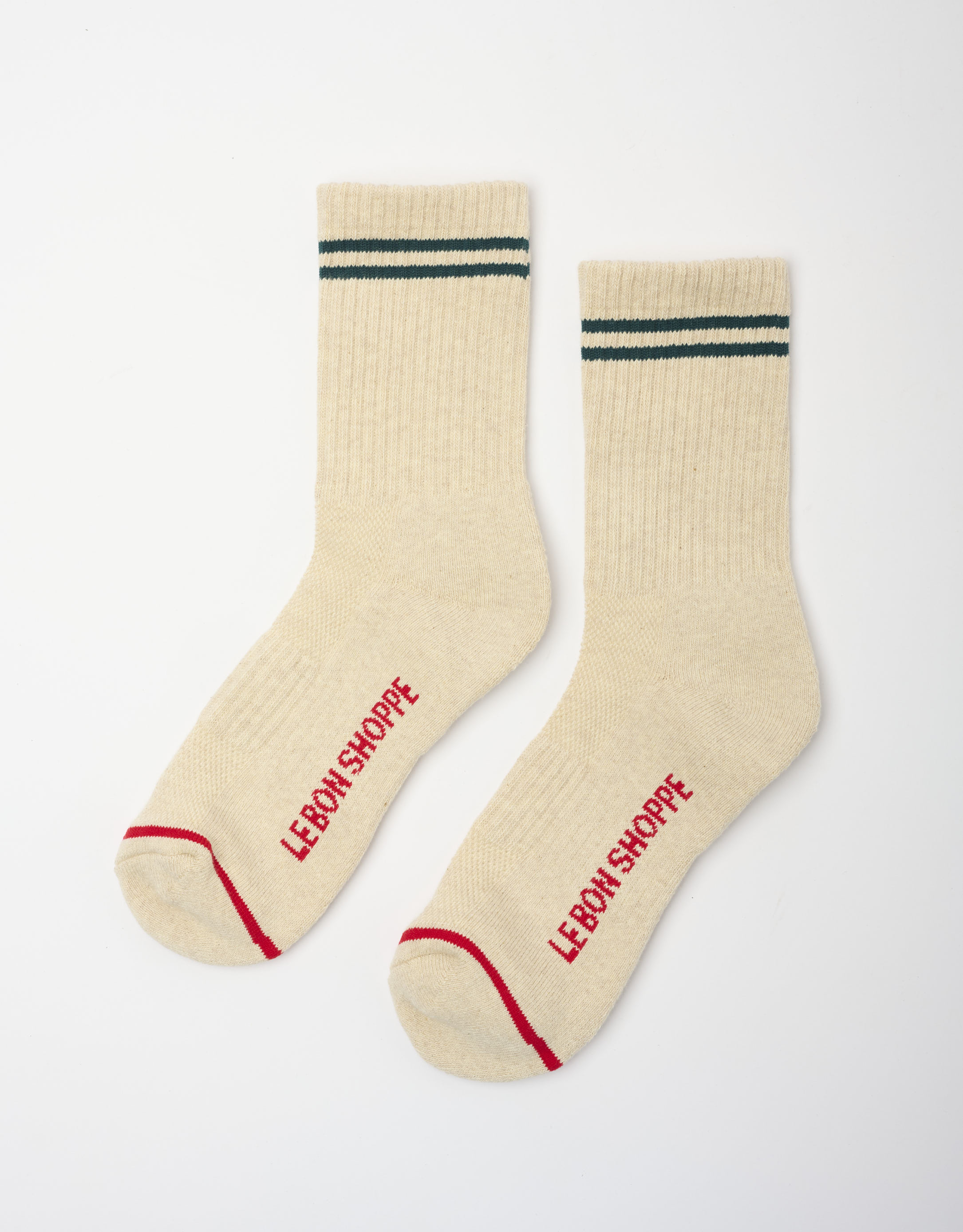 נעלי נשים - Le Bon Shoppe - גרביים BOYFRIEND - בז'4