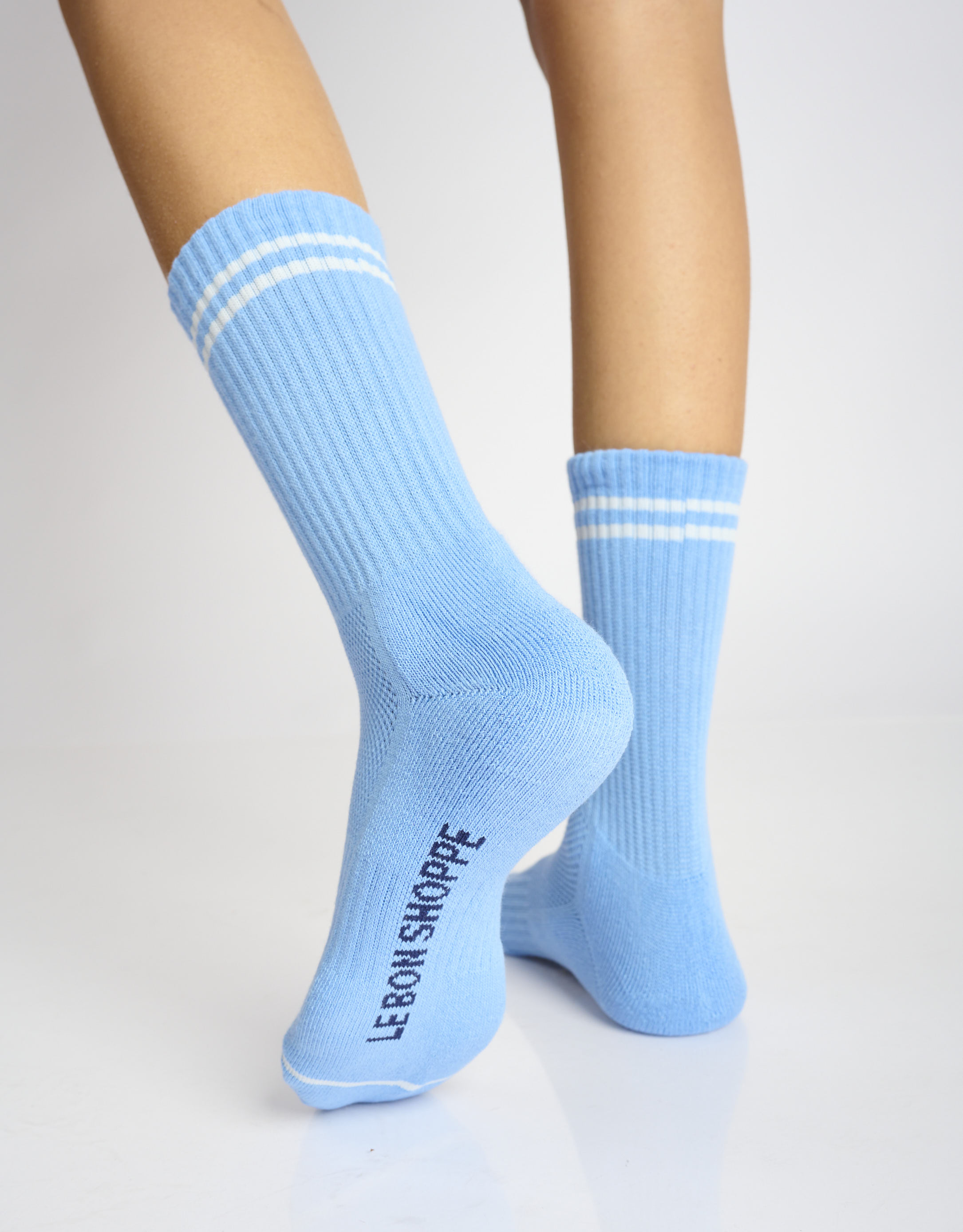 נעלי נשים - Le Bon Shoppe - גרביים BOYFRIEND - תכלת3