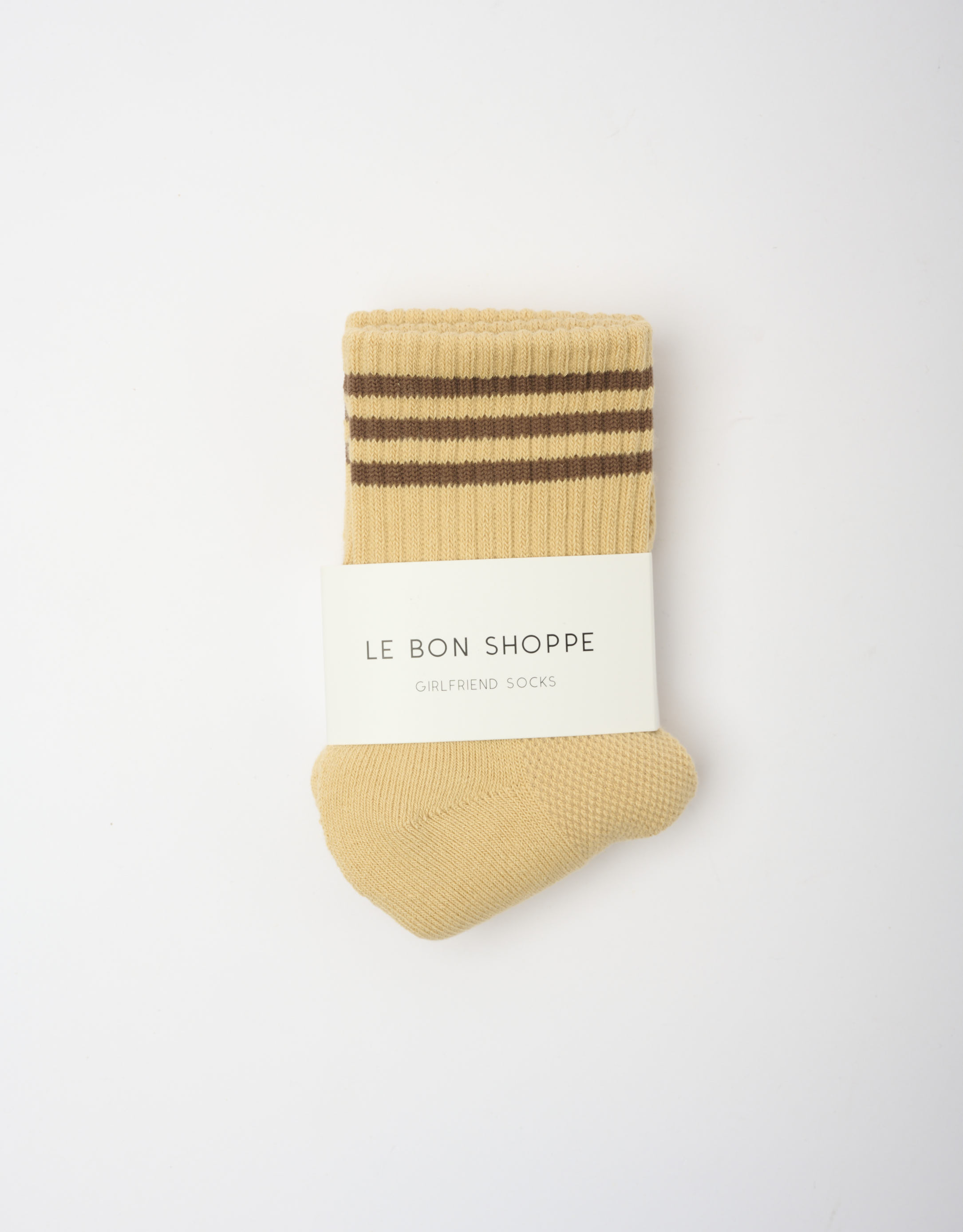 נעלי נשים - Le Bon Shoppe - גרביים GIRLFRIEND - חול1