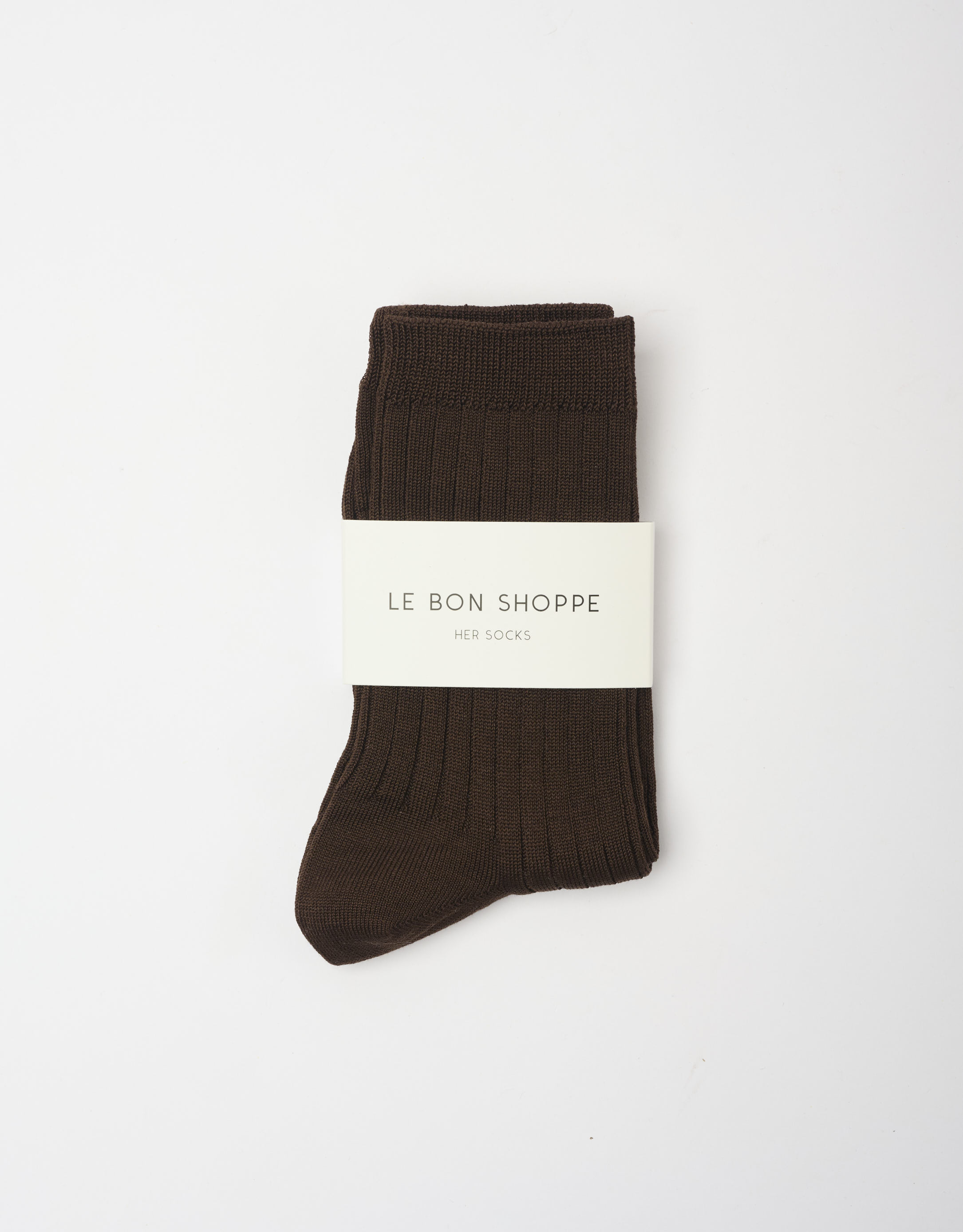 נעלי נשים - Le Bon Shoppe - גרביים HER - חום1