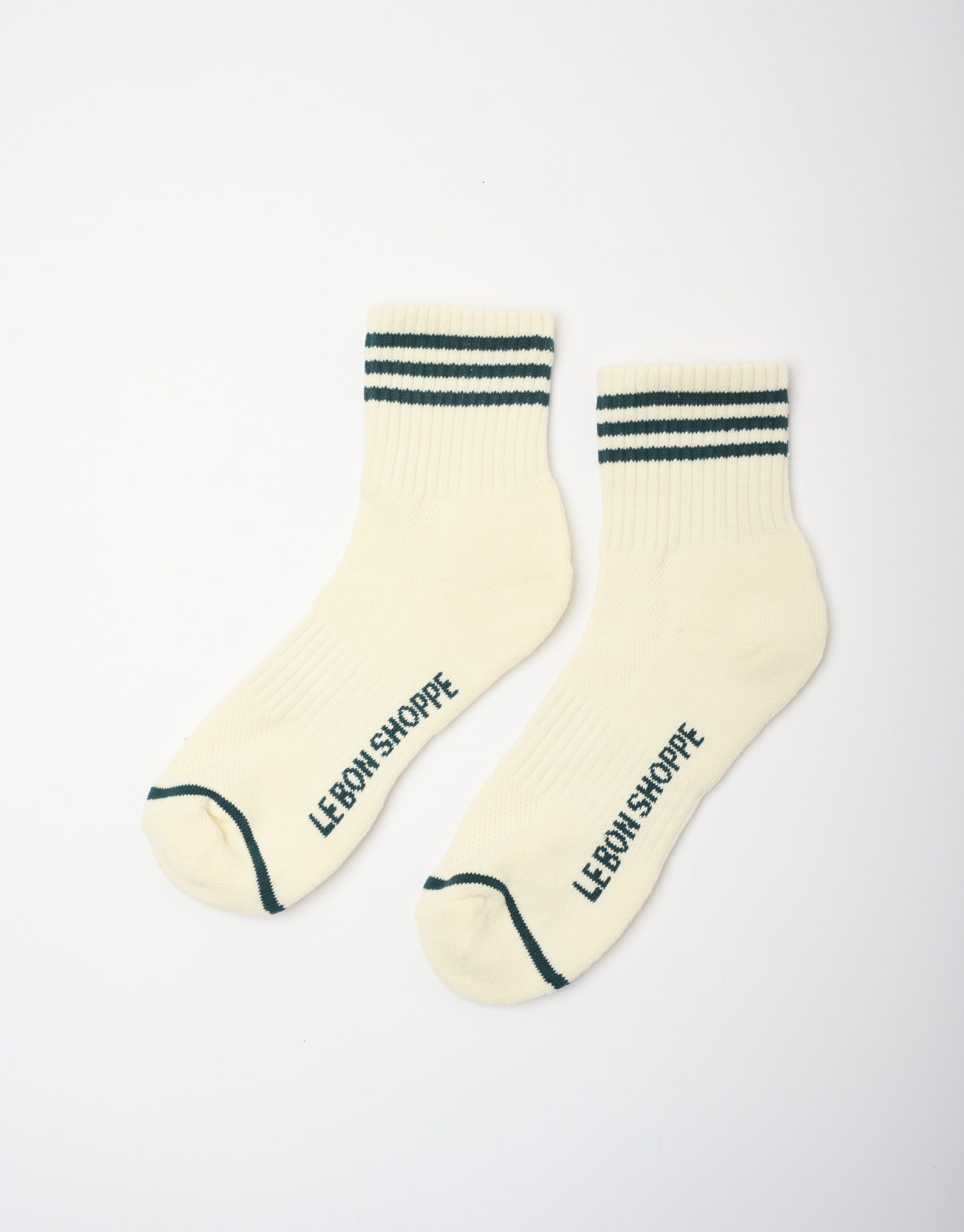 נעלי נשים - Le Bon Shoppe - גרביים GIRLFRIEND - לבן2