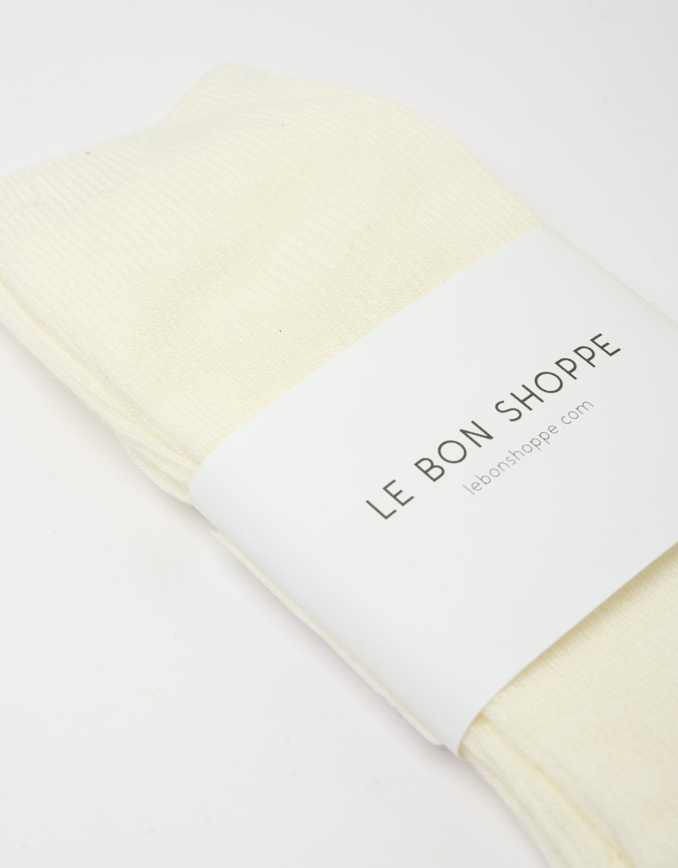 נעלי נשים - Le Bon Shoppe - גרביים TROUSER - לבן2