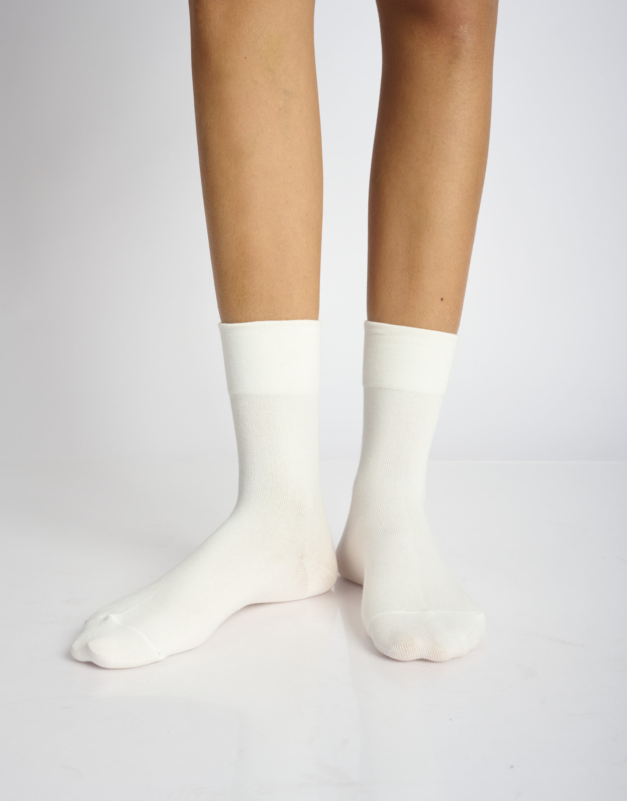 נעלי נשים - Le Bon Shoppe - גרביים SNEAKER - לבן4