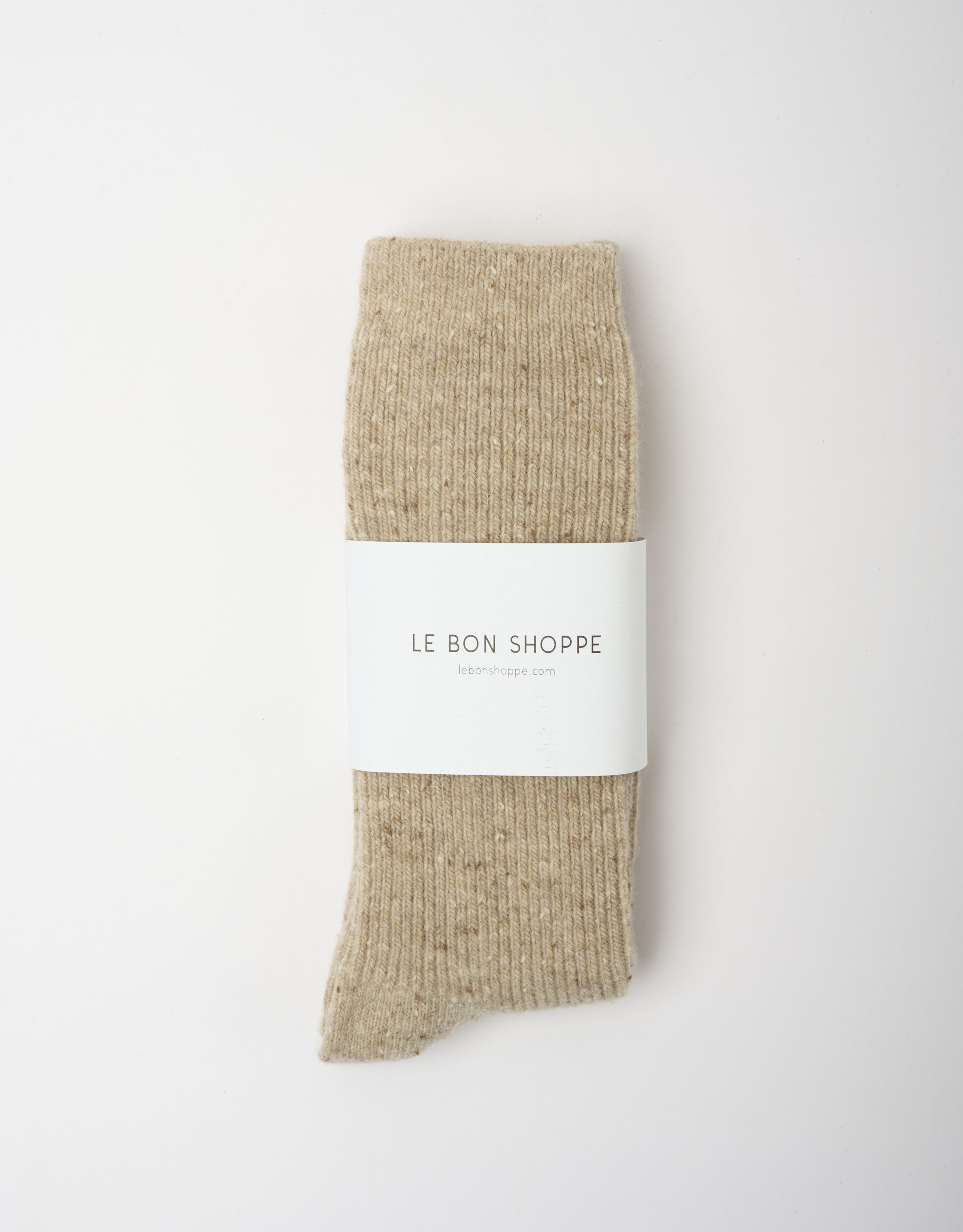 נעלי נשים - Le Bon Shoppe - גרביים SNOW - חום בהיר2