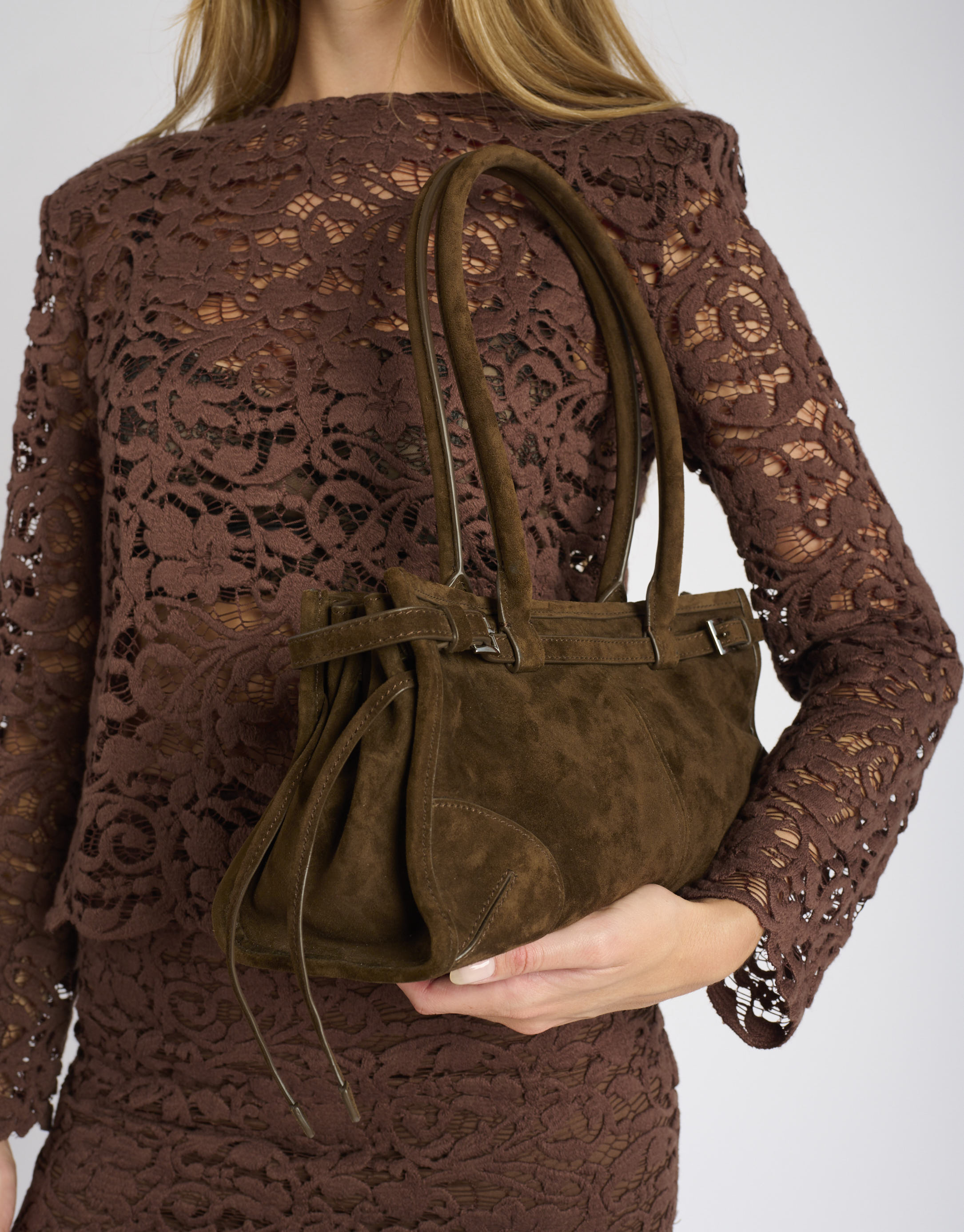 נעלי נשים - Jeffrey Campbell - תיק צד  PESKY - חום1