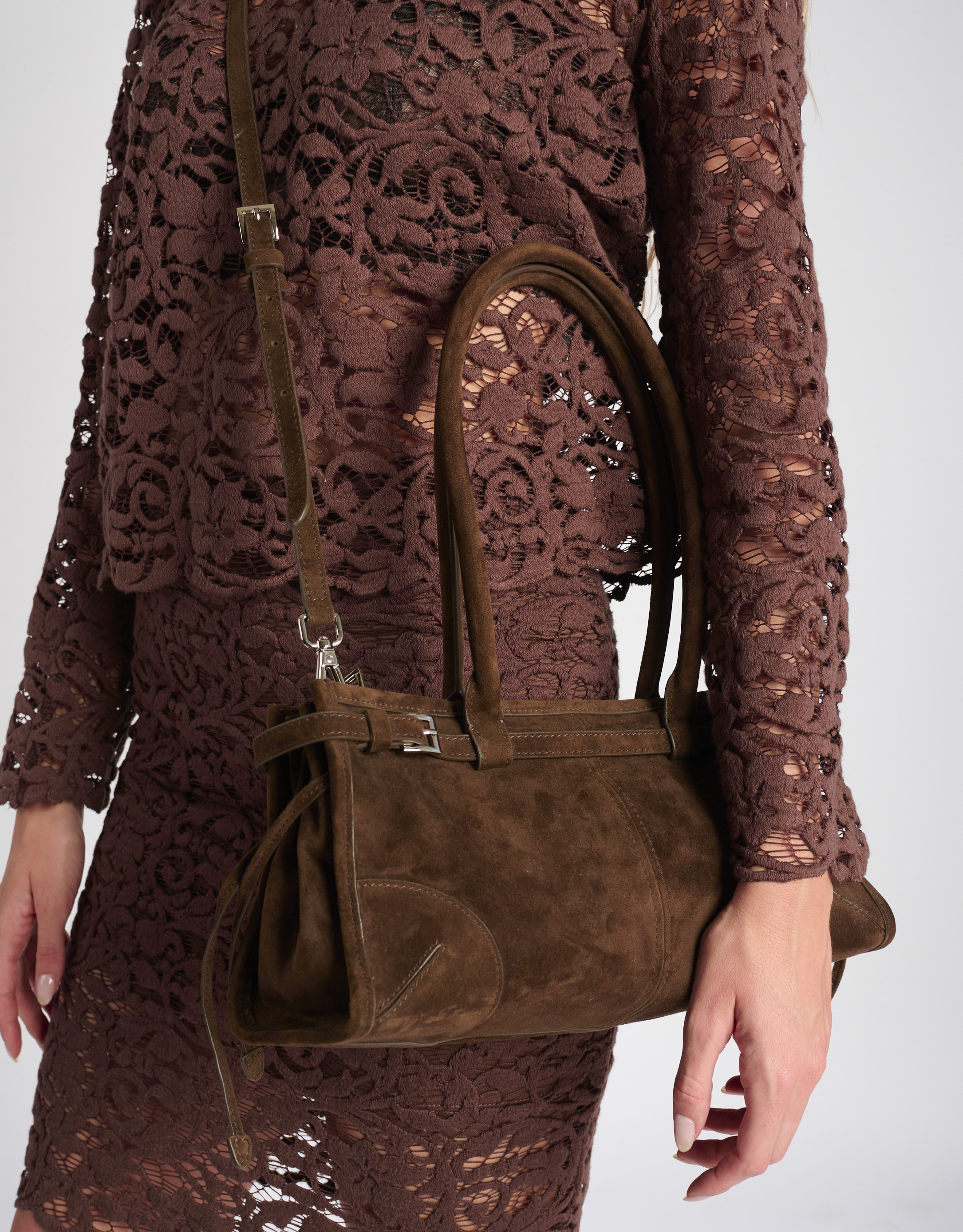 נעלי נשים - Jeffrey Campbell - תיק צד  PESKY - חום3