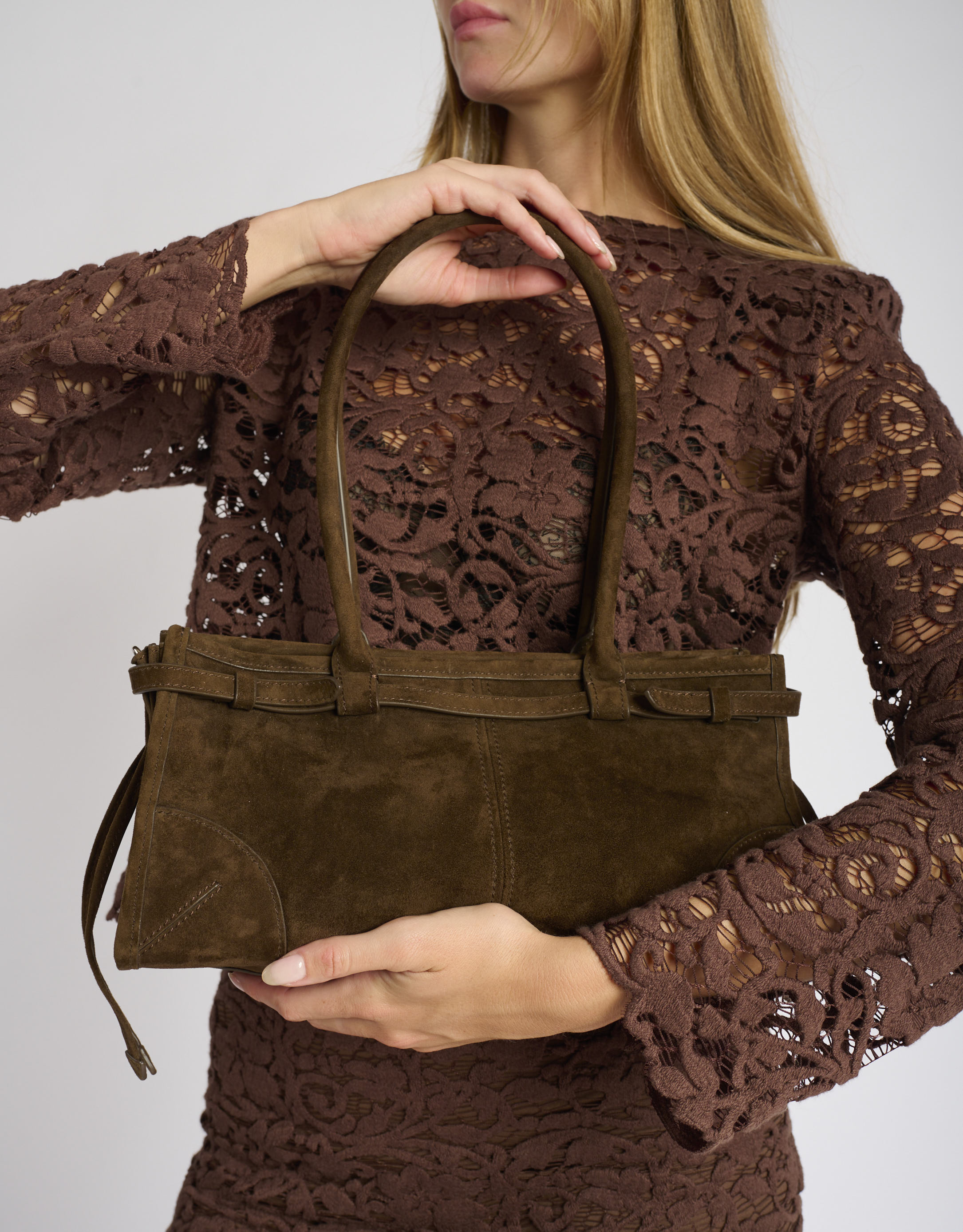 נעלי נשים - Jeffrey Campbell - תיק צד  PESKY - חום4