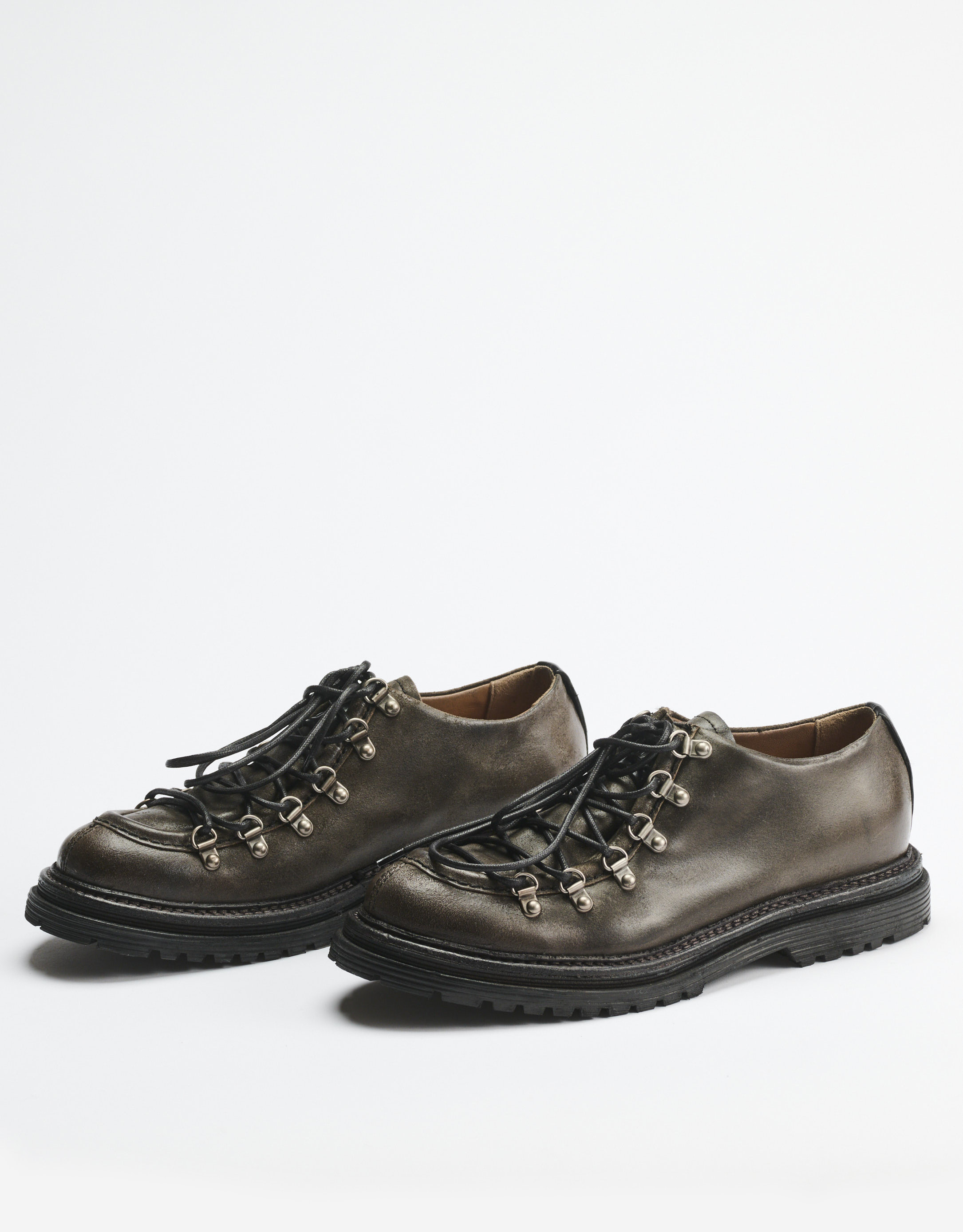 נעלי גברים - A.S. 98 - נעליים עם שרוכים STATIC - אפור3