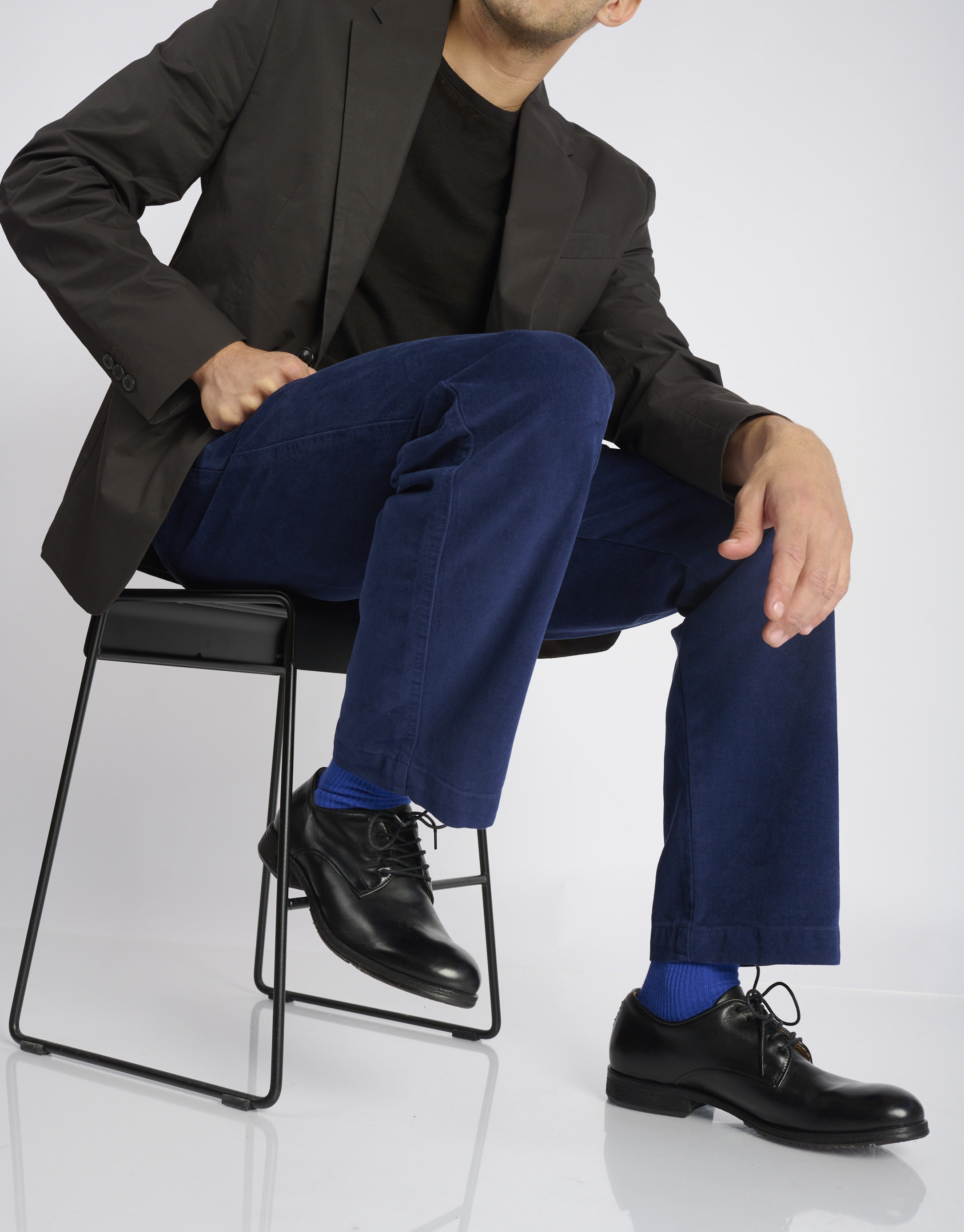 נעלי גברים - A.S. 98 - נעלי עור CLASH - שחור1