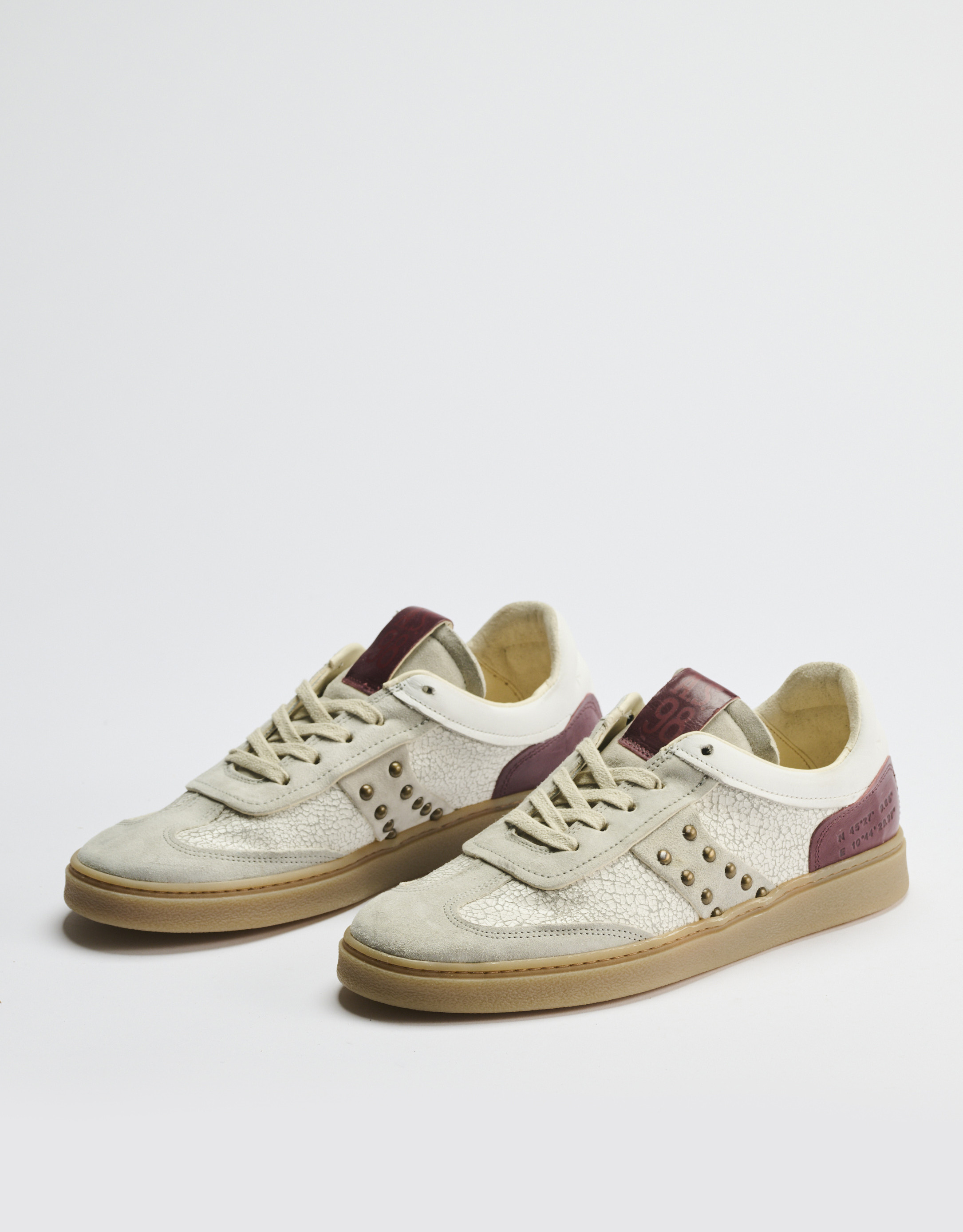 נעלי גברים - A.S. 98 - סניקרס עור DAVID - לבן1