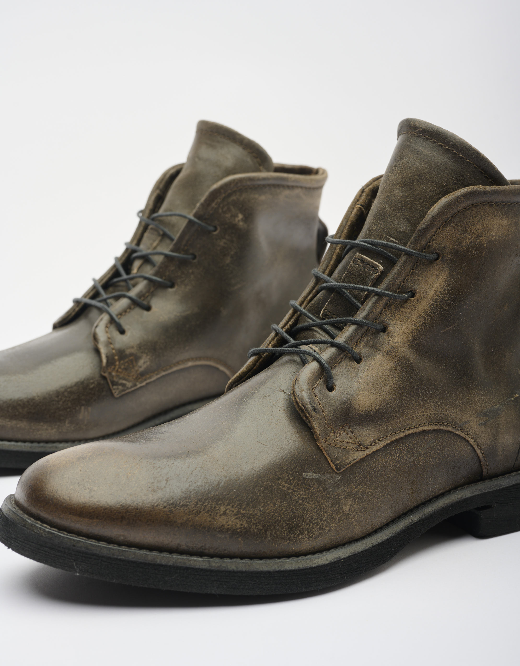 נעלי גברים - A.S. 98 - נעליים גבוהות CLASH - אפור כהה1