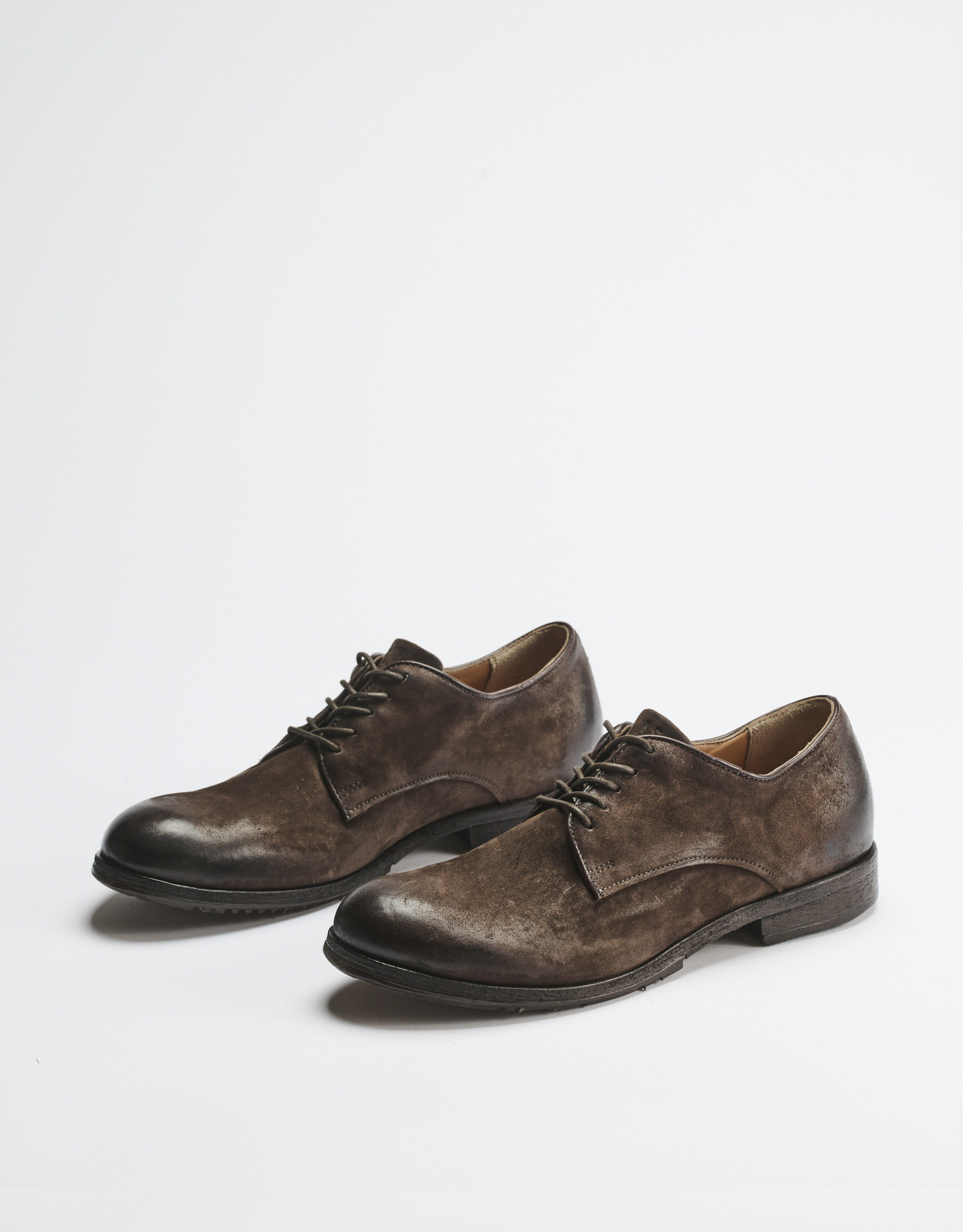 נעלי גברים - A.S. 98 - נעלי נובוק CLASH - חום2