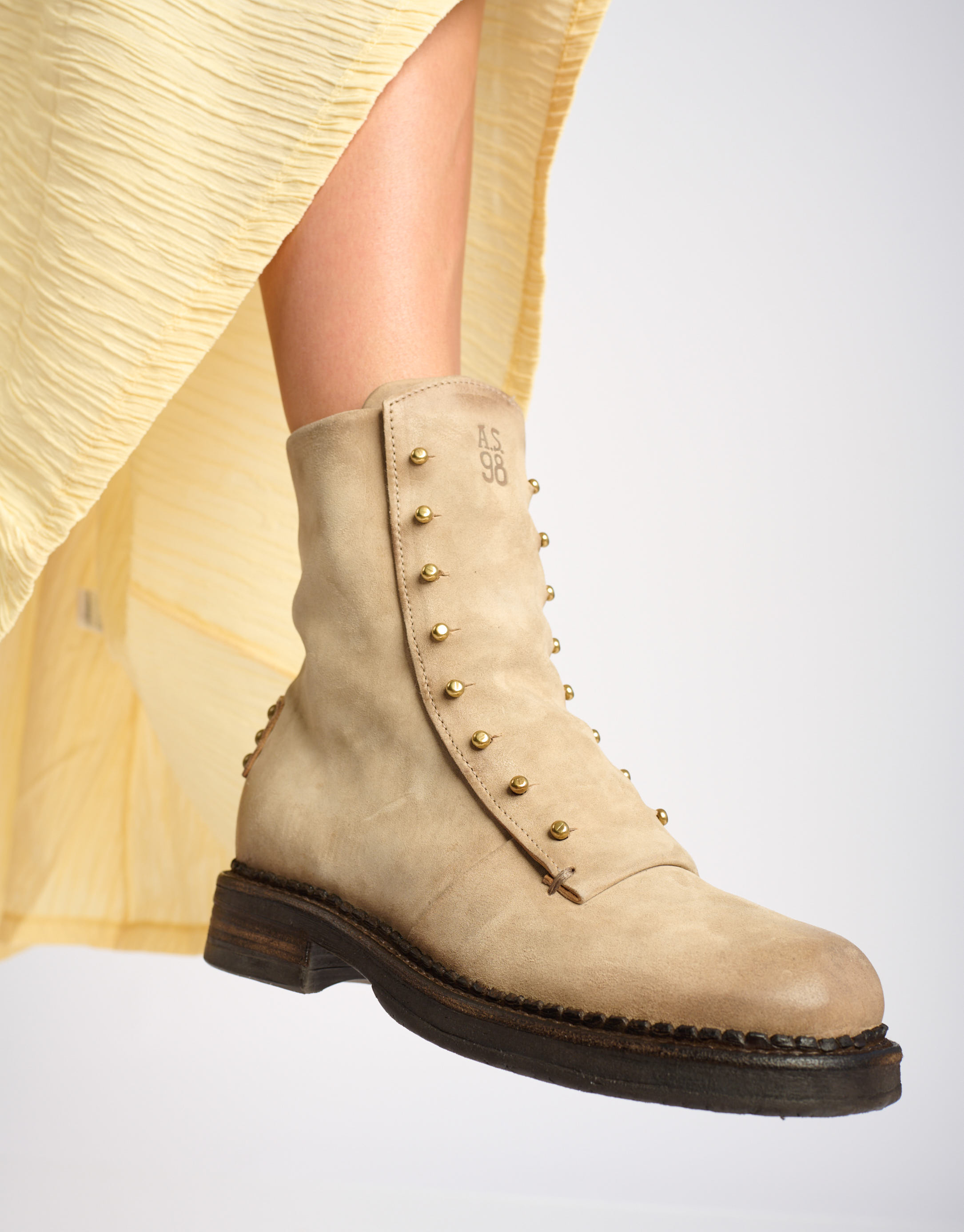 נעלי נשים - A.S. 98 - מגפונים VIRGINE - בז'1