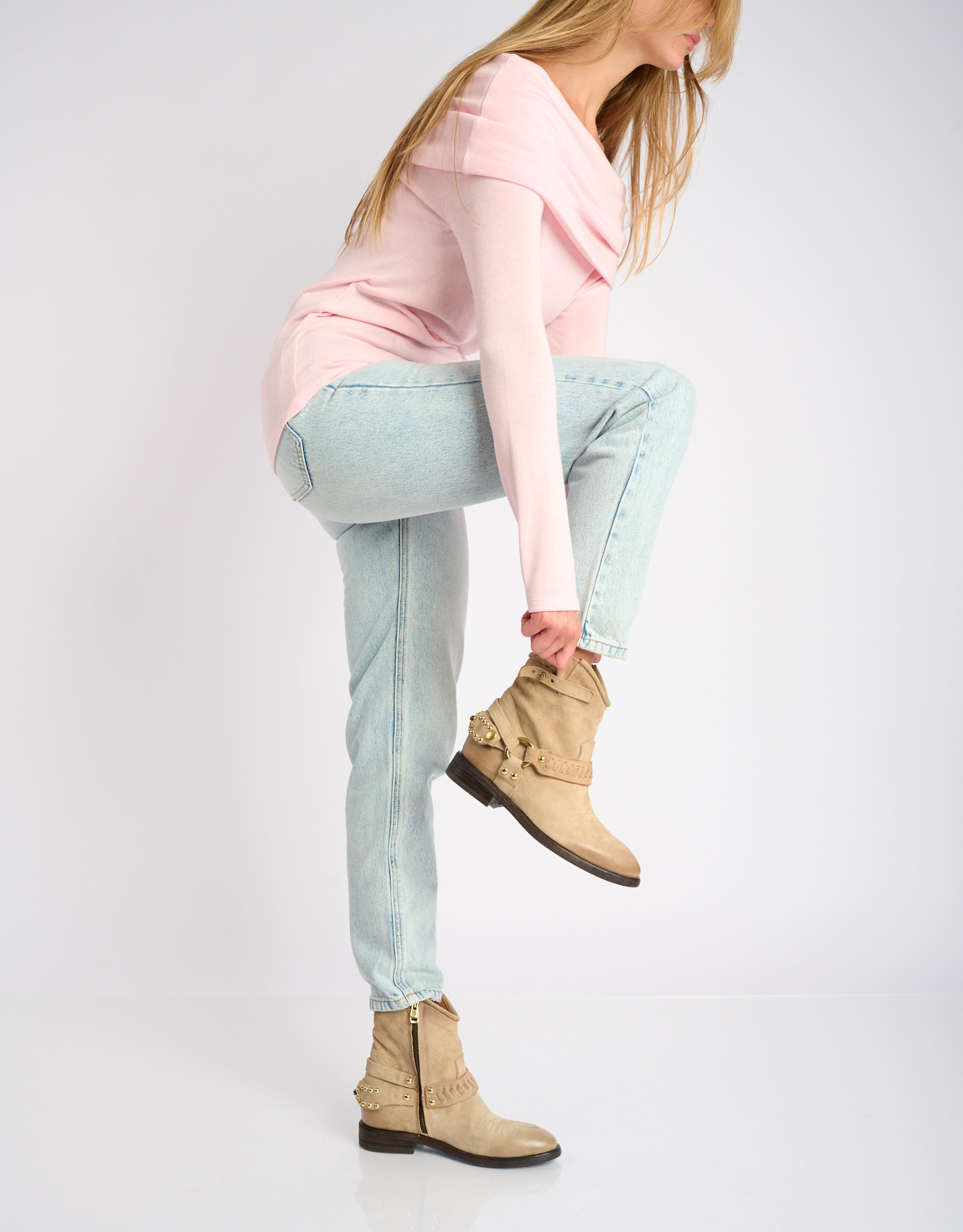 נעלי נשים - A.S. 98 - מגפונים ISOLA - בז'2