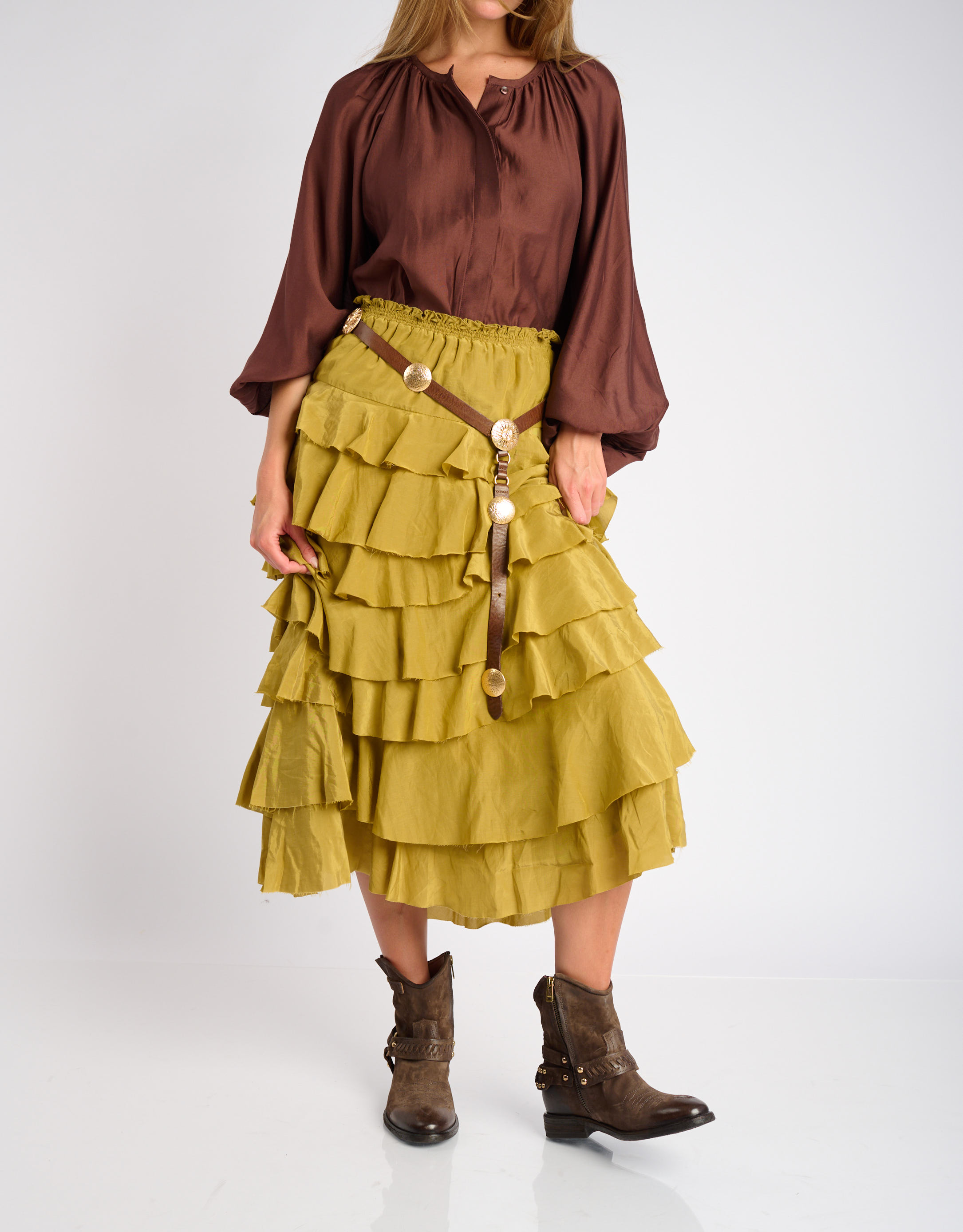 נעלי נשים - A.S. 98 - מגפונים ISOLA - חום3