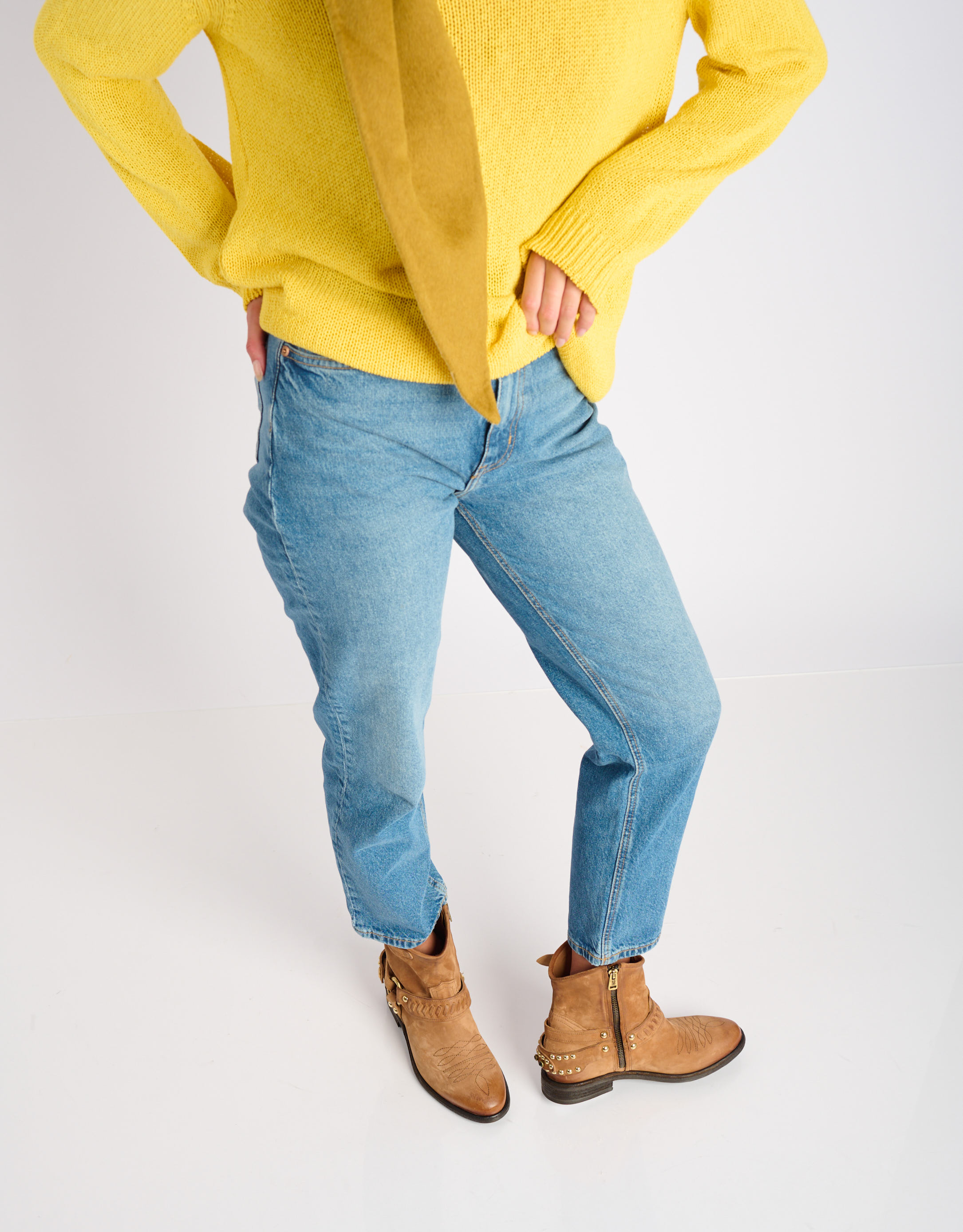 נעלי נשים - A.S. 98 - מגפונים ISOLA - קאמל3