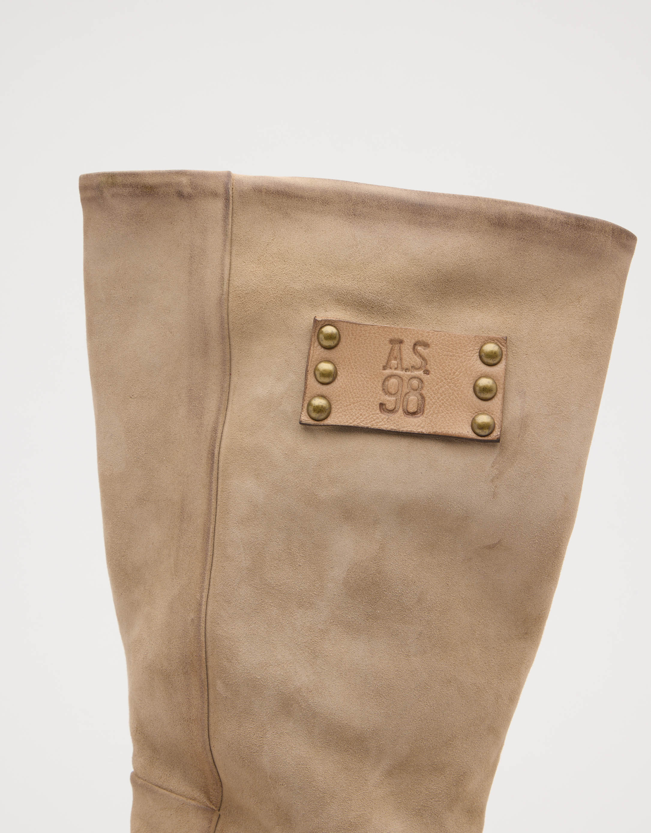 נעלי נשים - A.S. 98 - מגפיים VIRGINE - בז'3