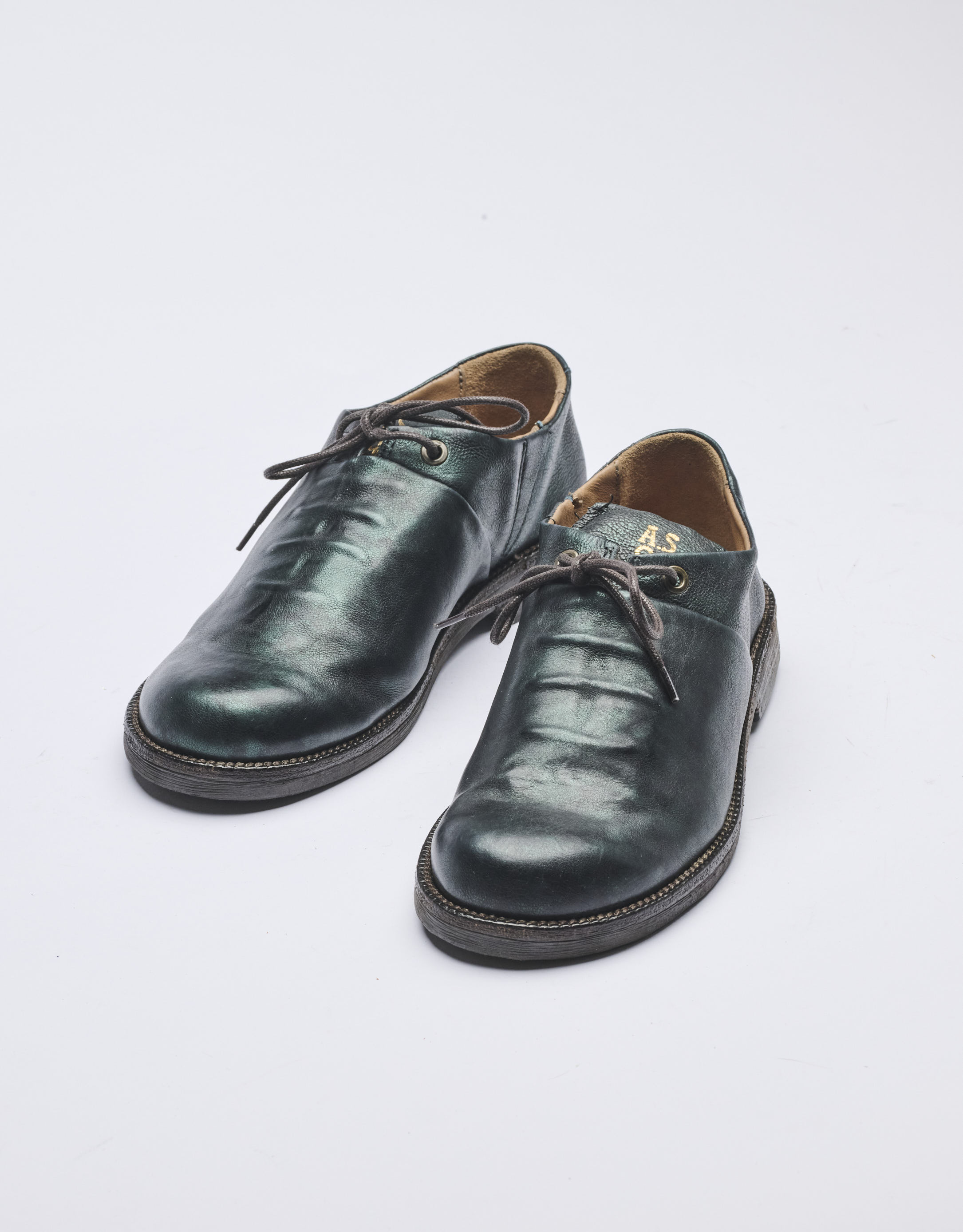 נעלי נשים - A.S. 98 - נעליים מטאליות ALONE - ירוק3