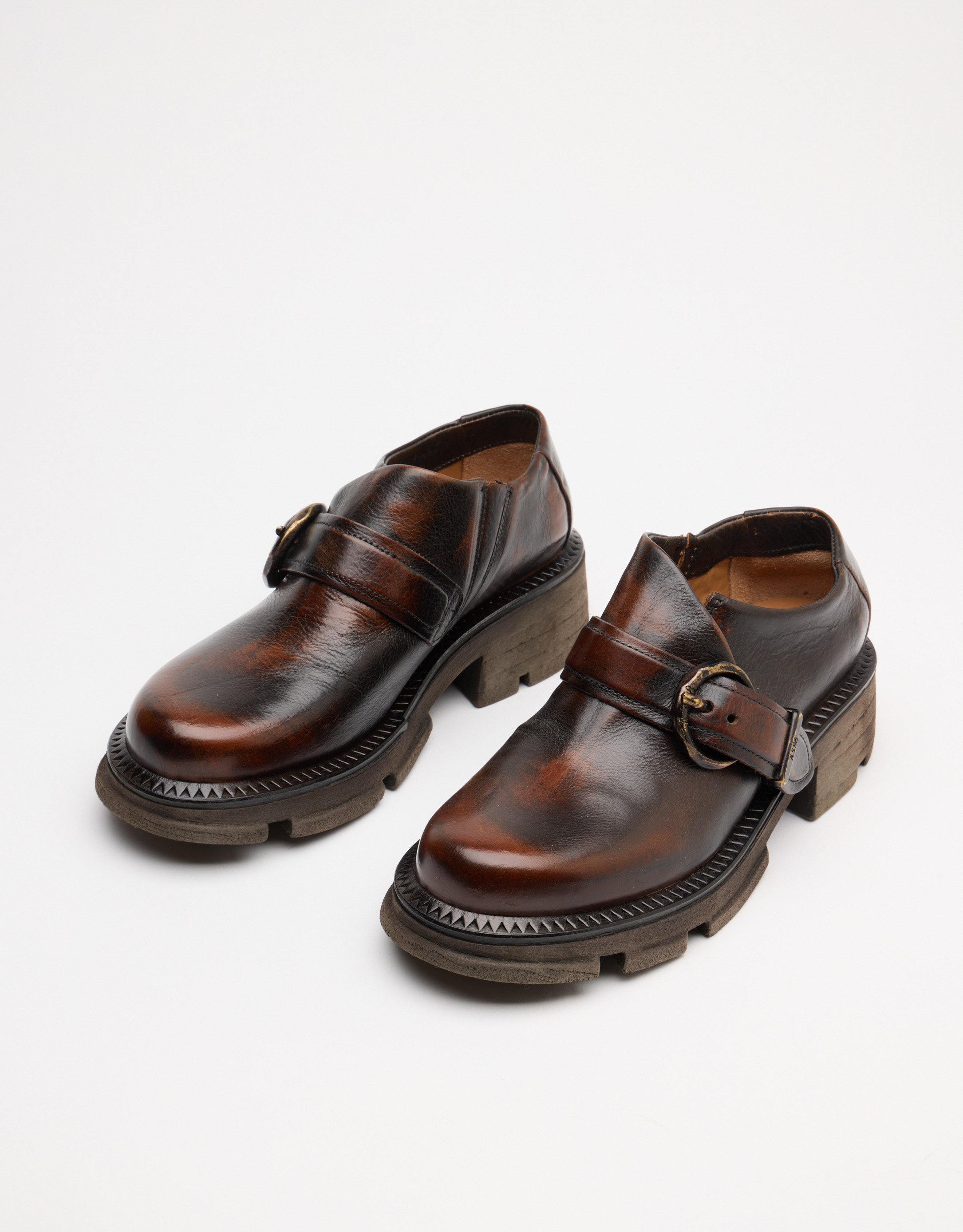 נעלי נשים - A.S. 98 - נעליים עם רצועה LANE - חום3