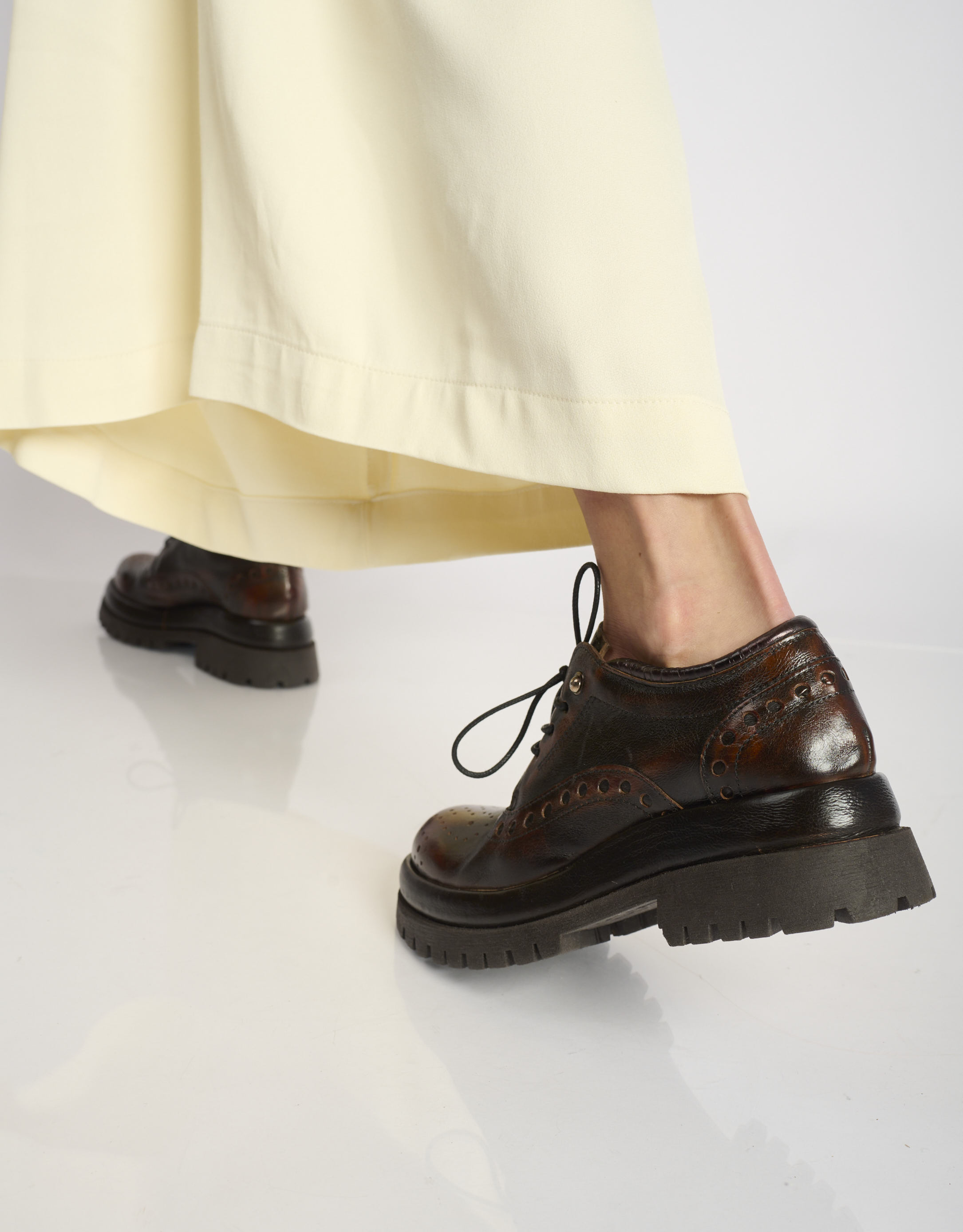 נעלי נשים - A.S. 98 - נעליים עם שרוכים DIBLA - חום4